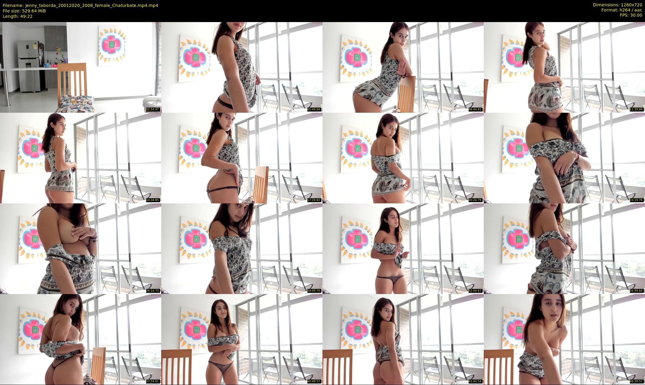 jenny_taborda — 50 minute Chaturbate female cam show recording, 720p, Jan 20, 2020