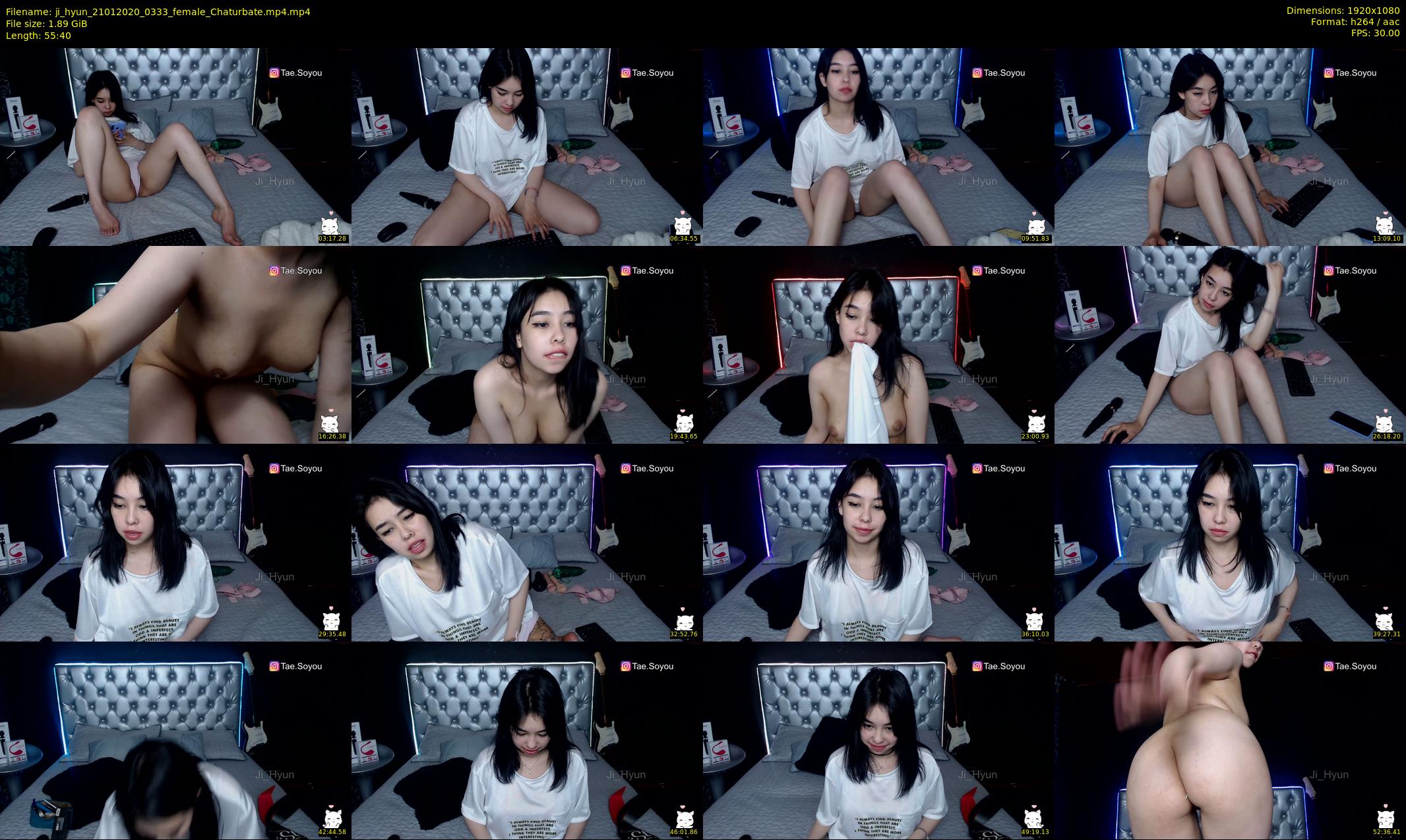 ji_hyun — 56 minute Chaturbate female cam show recording, 1080p, Jan 21, 2020