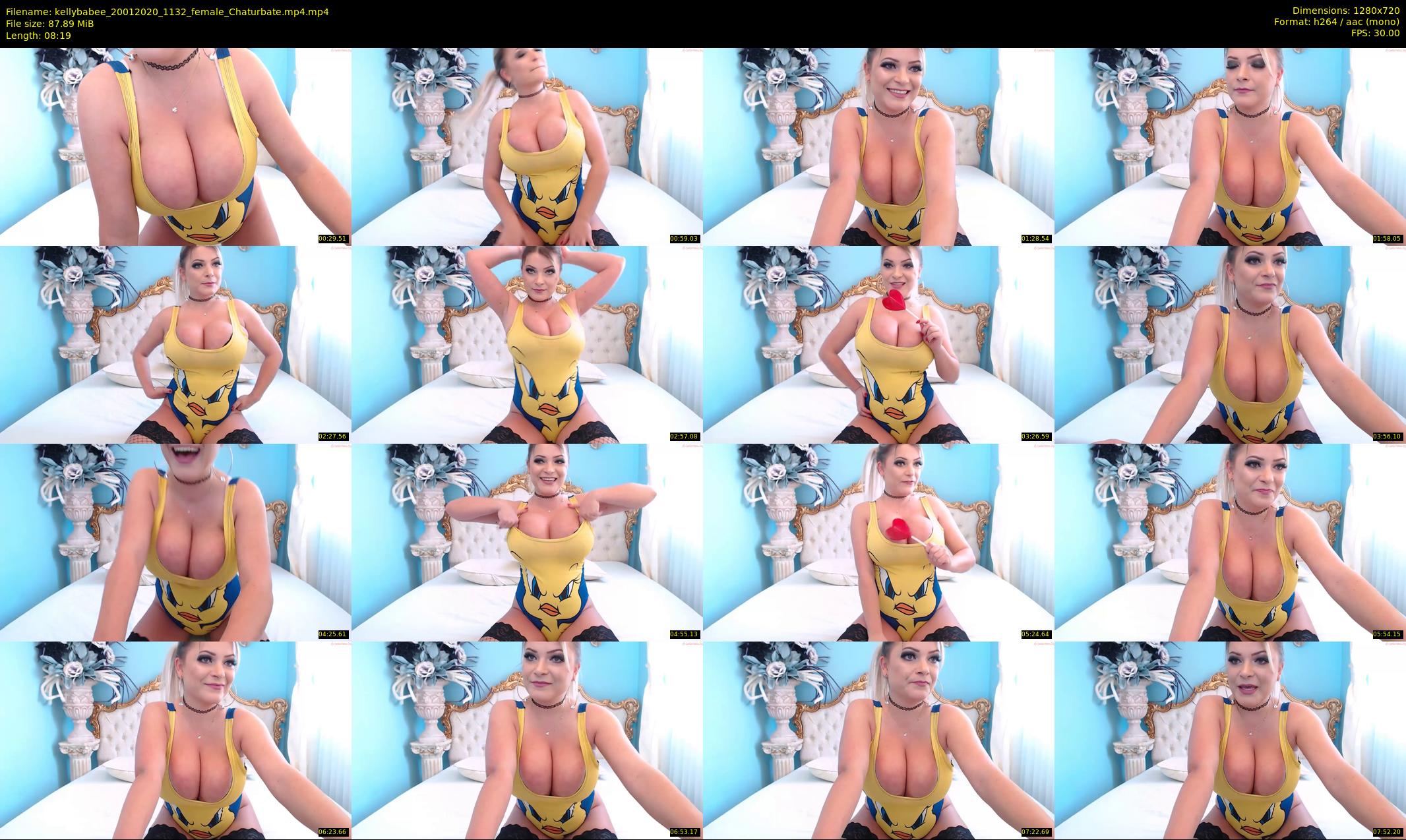 kellybabee — 9 minute Chaturbate female cam show recording, 720p, Jan 20, 2020