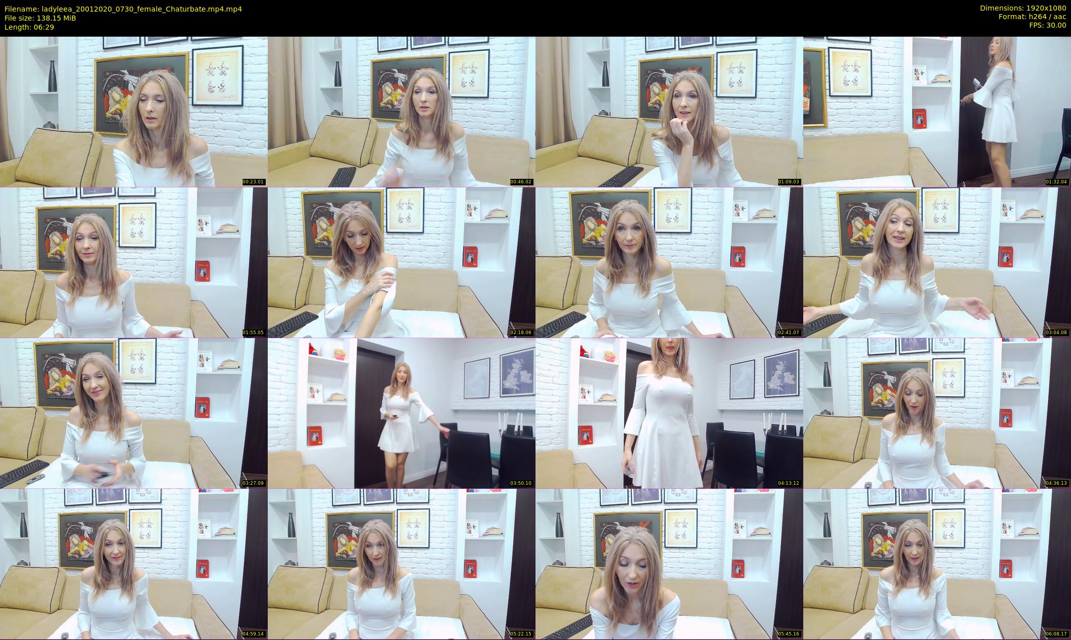 ladyleea — 7 minute Chaturbate female cam show recording, 1080p, Jan 20, 2020