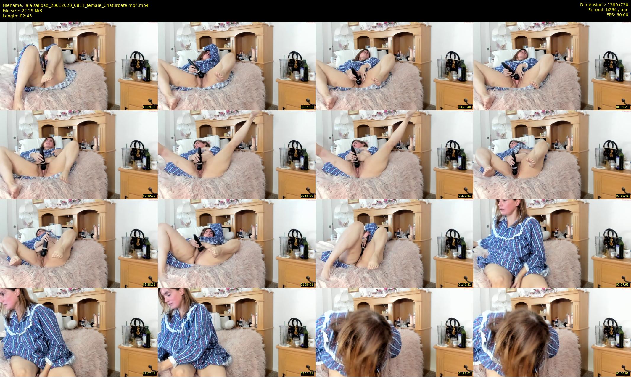 lalaisallbad — 3 minute Chaturbate female cam show recording, 720p, Jan 20, 2020