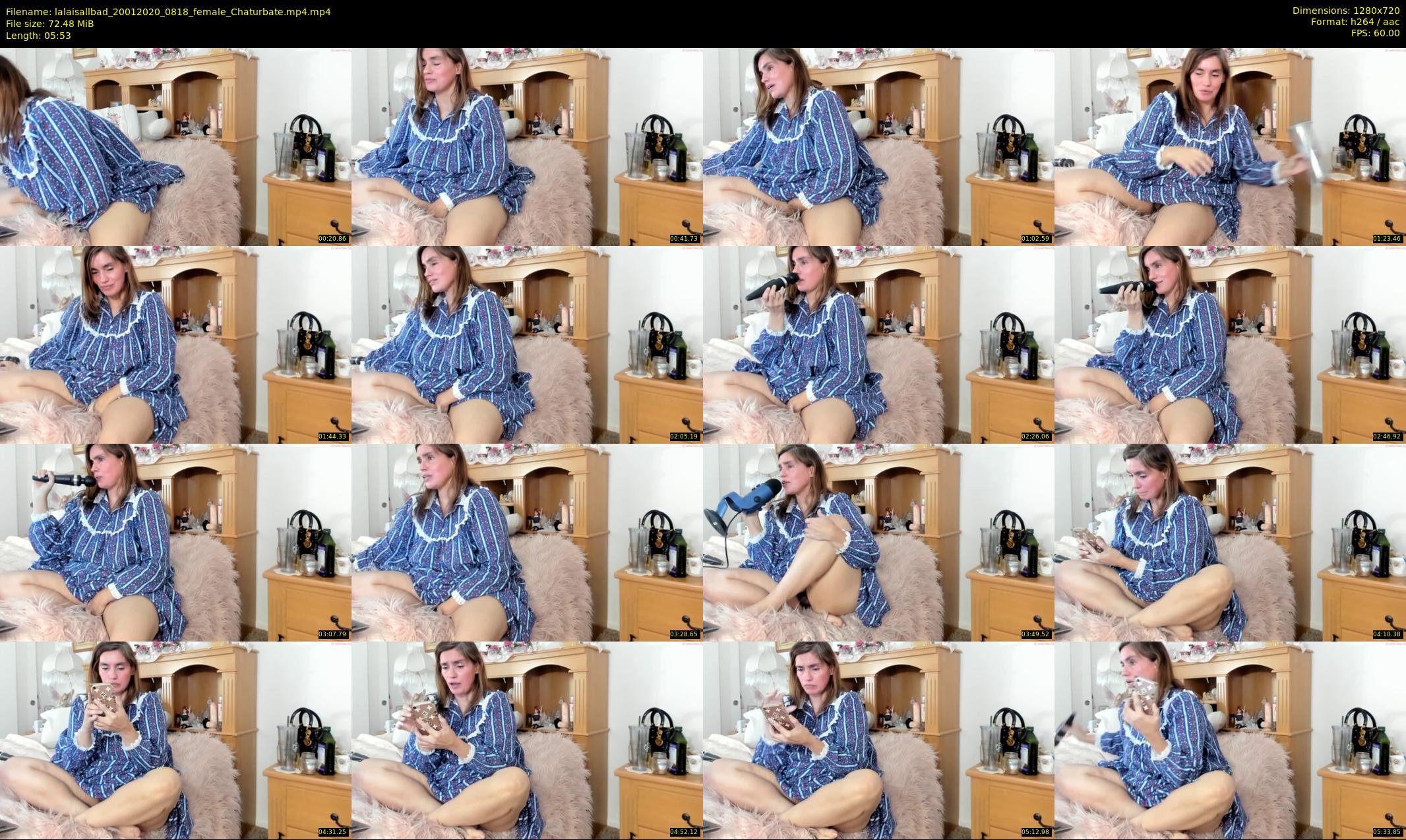 lalaisallbad — 6 minute Chaturbate female cam show recording, 720p, Jan 20, 2020