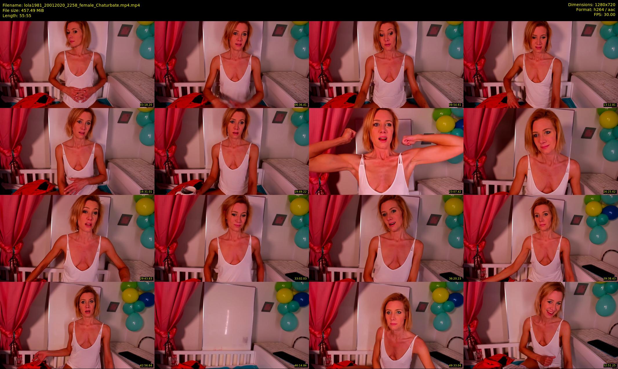 lola1981 — 56 minute Chaturbate female cam show recording, 720p, Jan 20, 2020