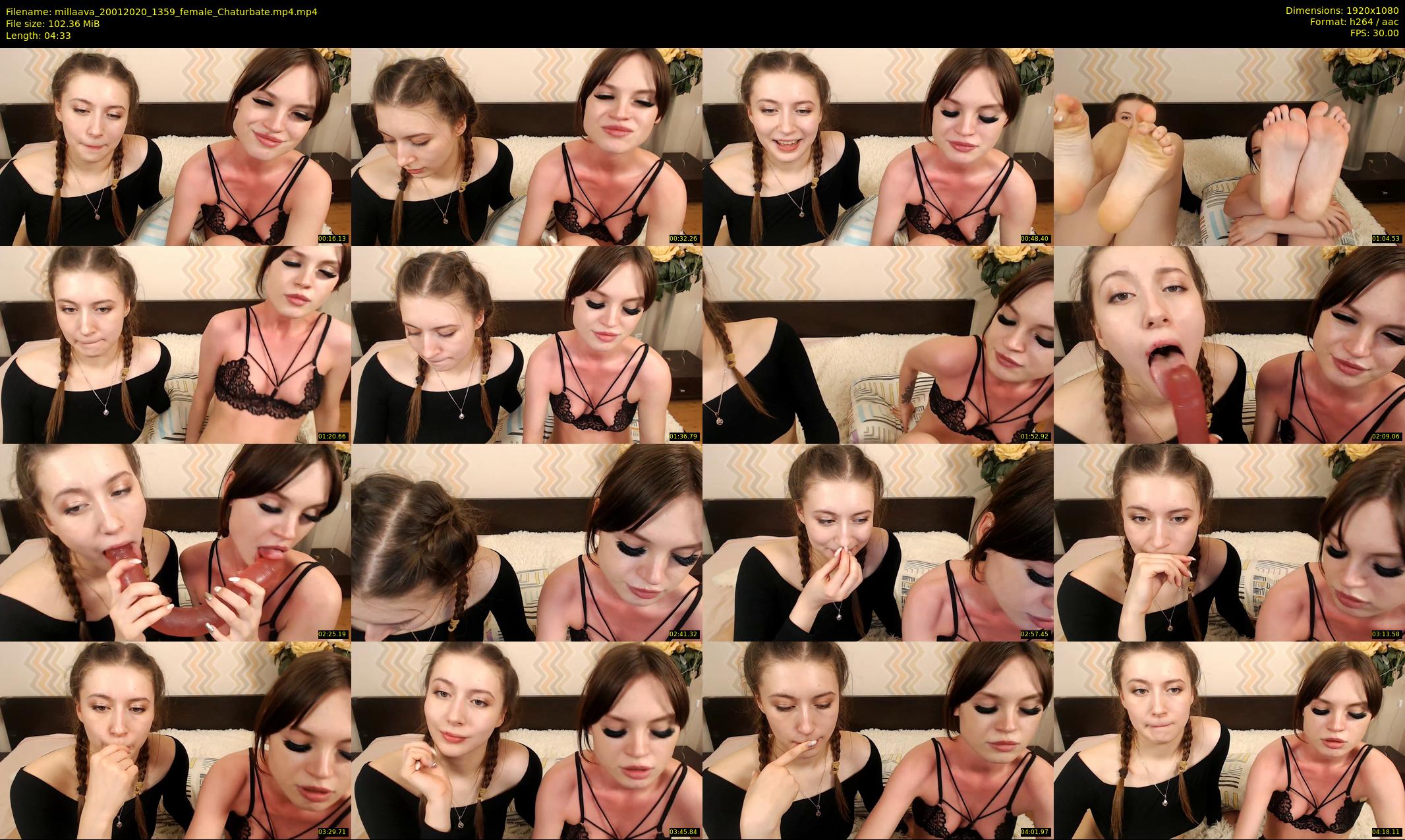 millaava — 5 minute Chaturbate female cam show recording, 1080p, Jan 20, 2020