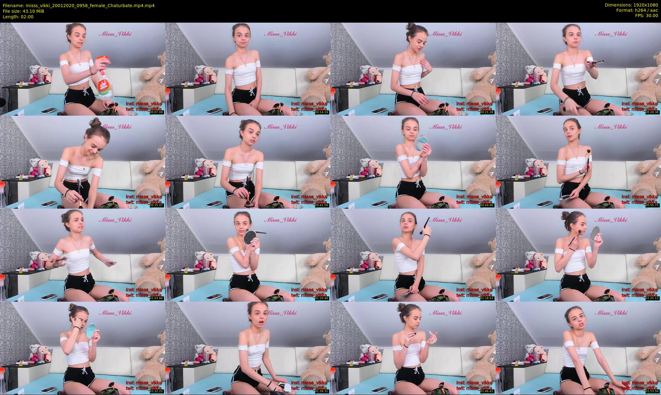 misss_vikki — 2 minute Chaturbate female cam show recording, 1080p, Jan 20, 2020