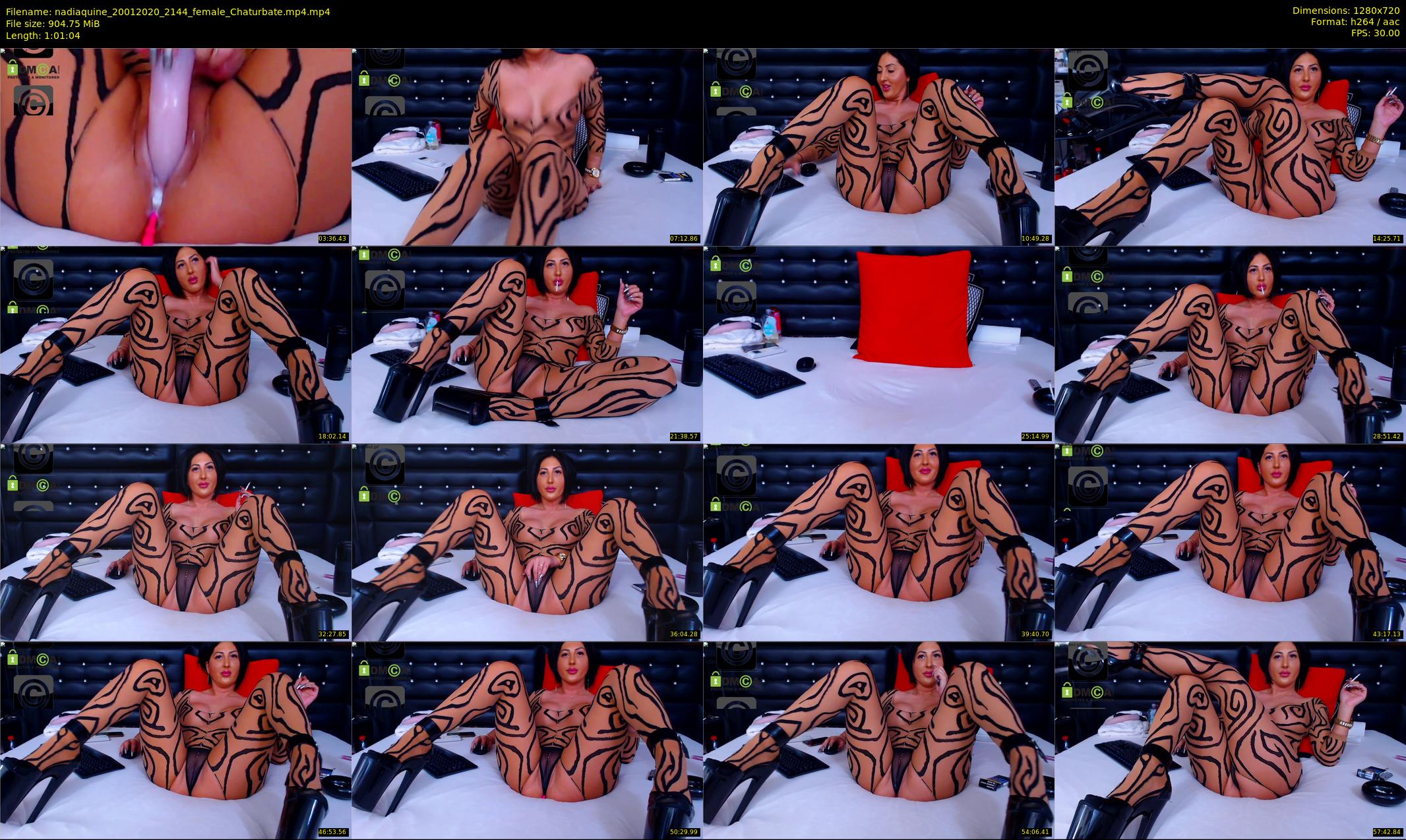nadiaquine — 62 minute Chaturbate female cam show recording, 720p, Jan 20, 2020