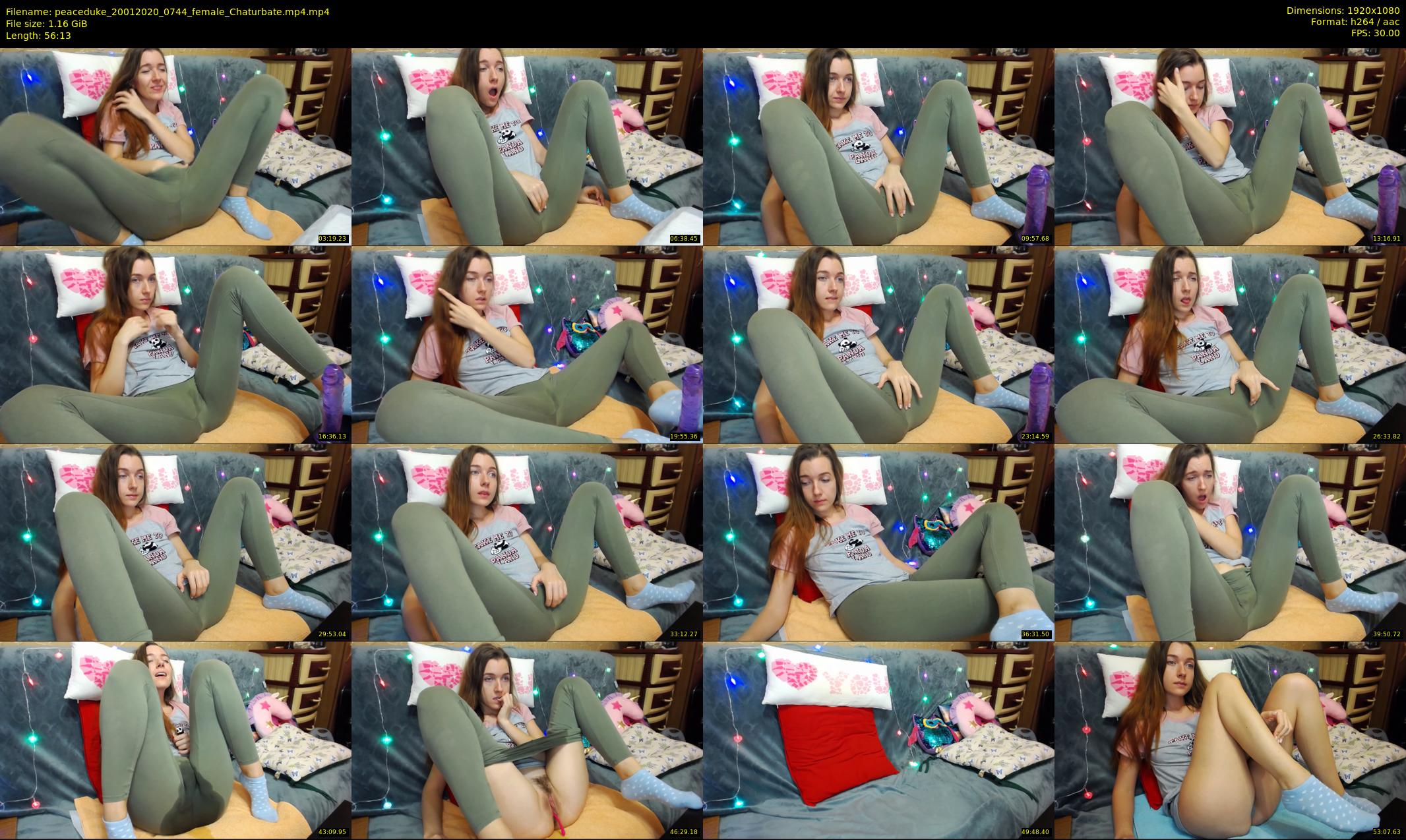 peaceduke — 57 minute Chaturbate female cam show recording, 1080p, Jan 20, 2020
