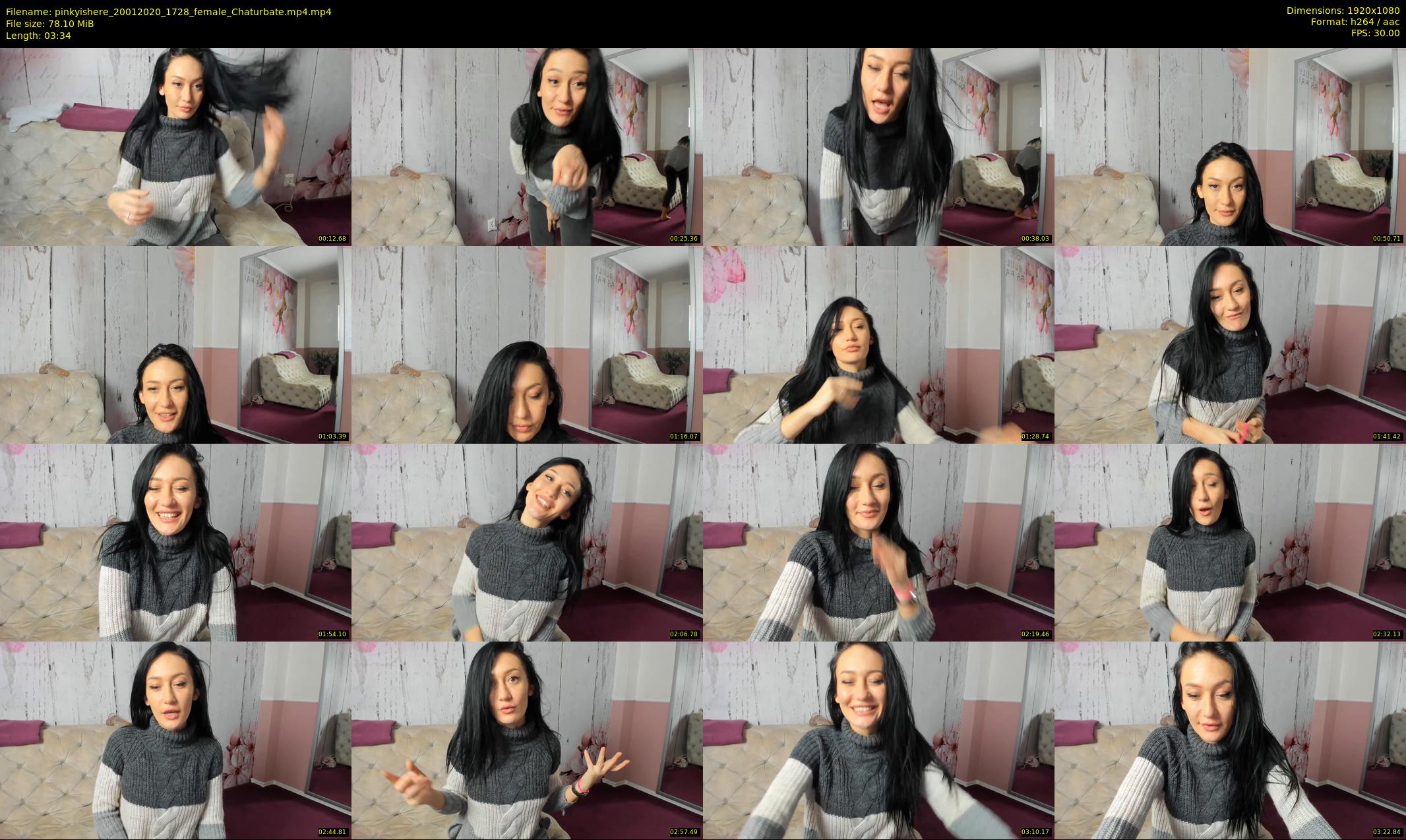 pinkyishere — 4 minute Chaturbate female cam show recording, 1080p, Jan 20, 2020