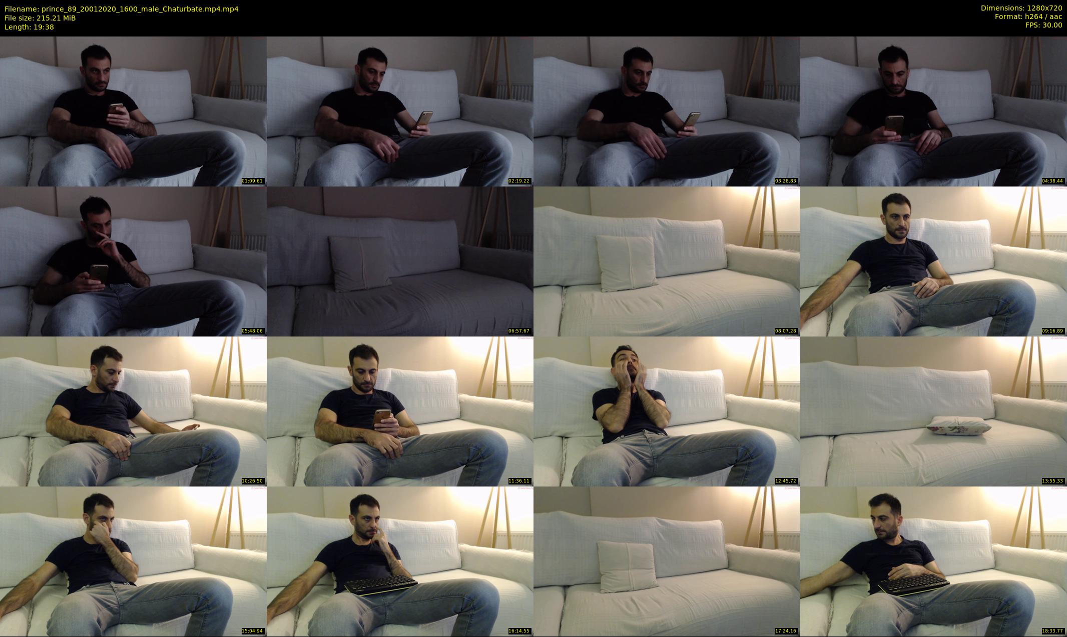 prince_89 — 20 minute Chaturbate male cam show recording, 720p, Jan 20, 2020