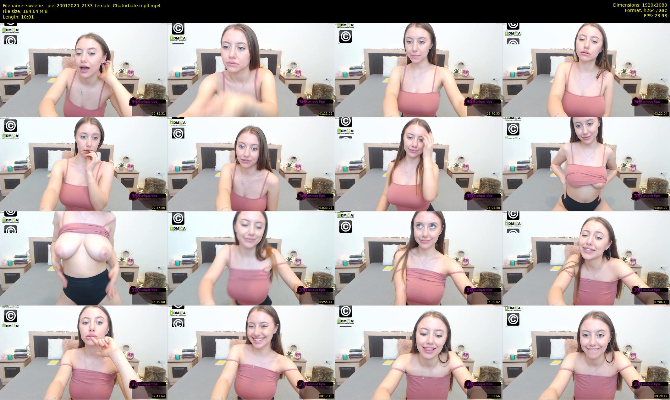 sweetie__pie — 11 minute Chaturbate female cam show recording, 1080p, Jan 20, 2020