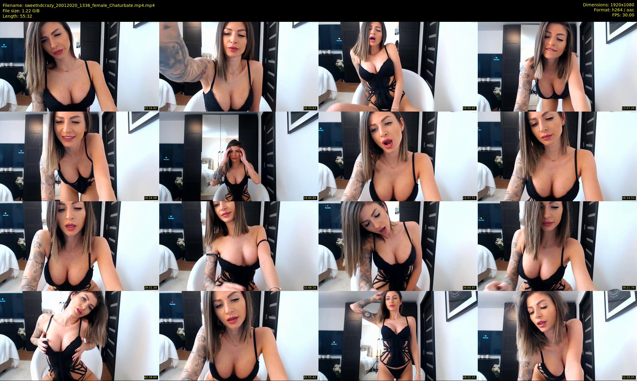 sweetndcrazy — 56 minute Chaturbate female cam show recording, 1080p, Jan 20, 2020