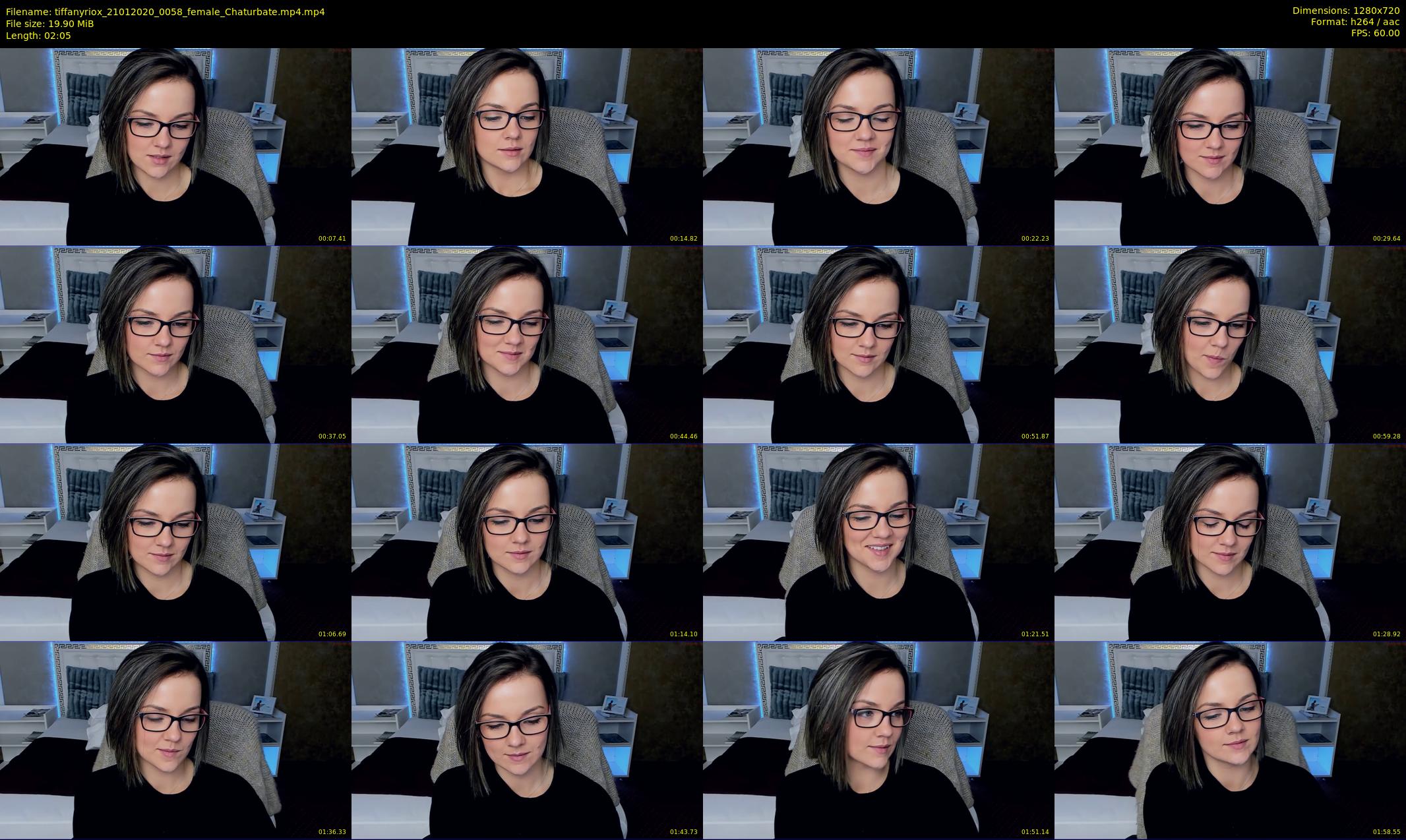 tiffanyriox — 3 minute Chaturbate female cam show recording, 720p, Jan 21, 2020
