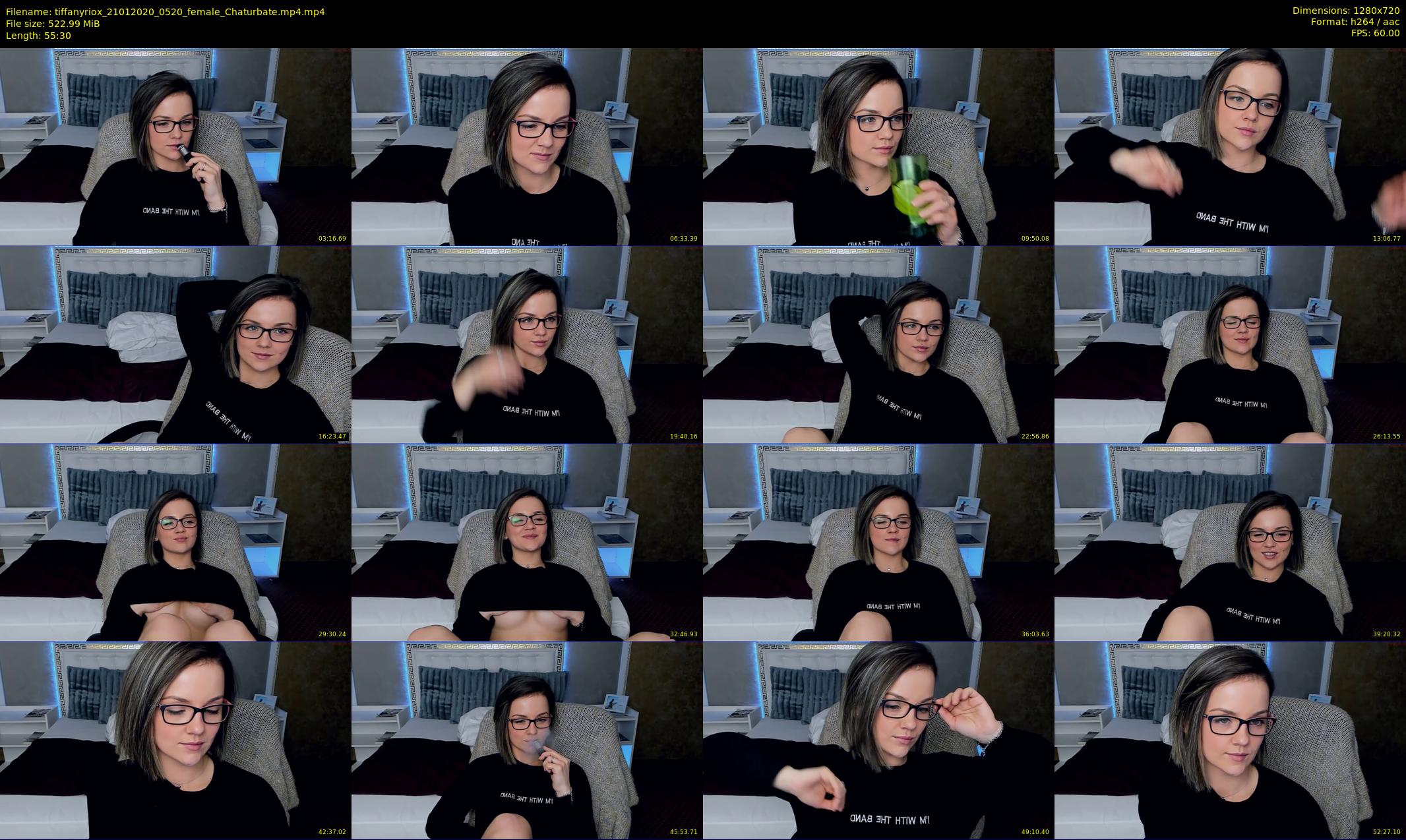 tiffanyriox — 56 minute Chaturbate female cam show recording, 720p, Jan 21, 2020