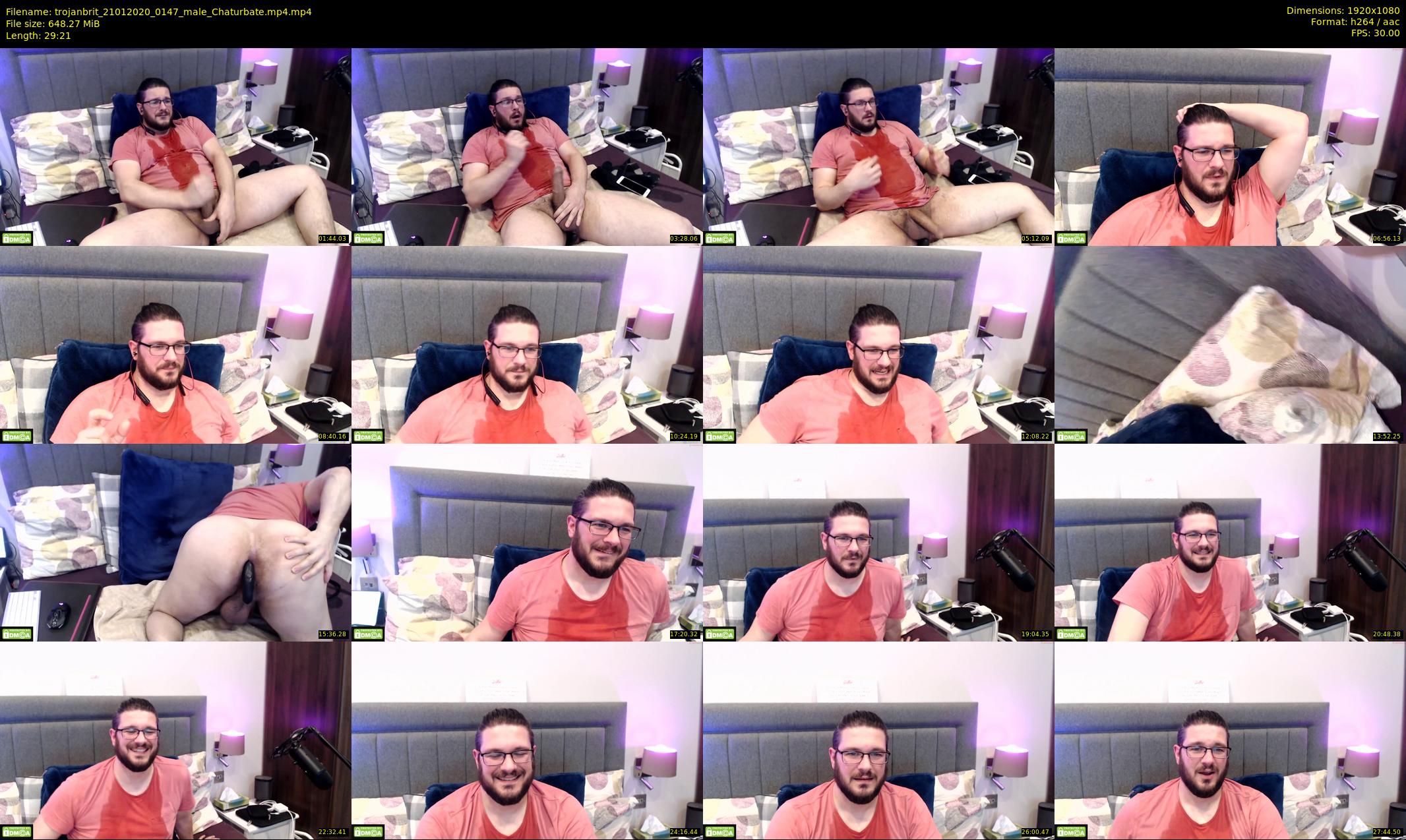 trojanbrit — 30 minute Chaturbate male cam show recording, 1080p, Jan 21, 2020