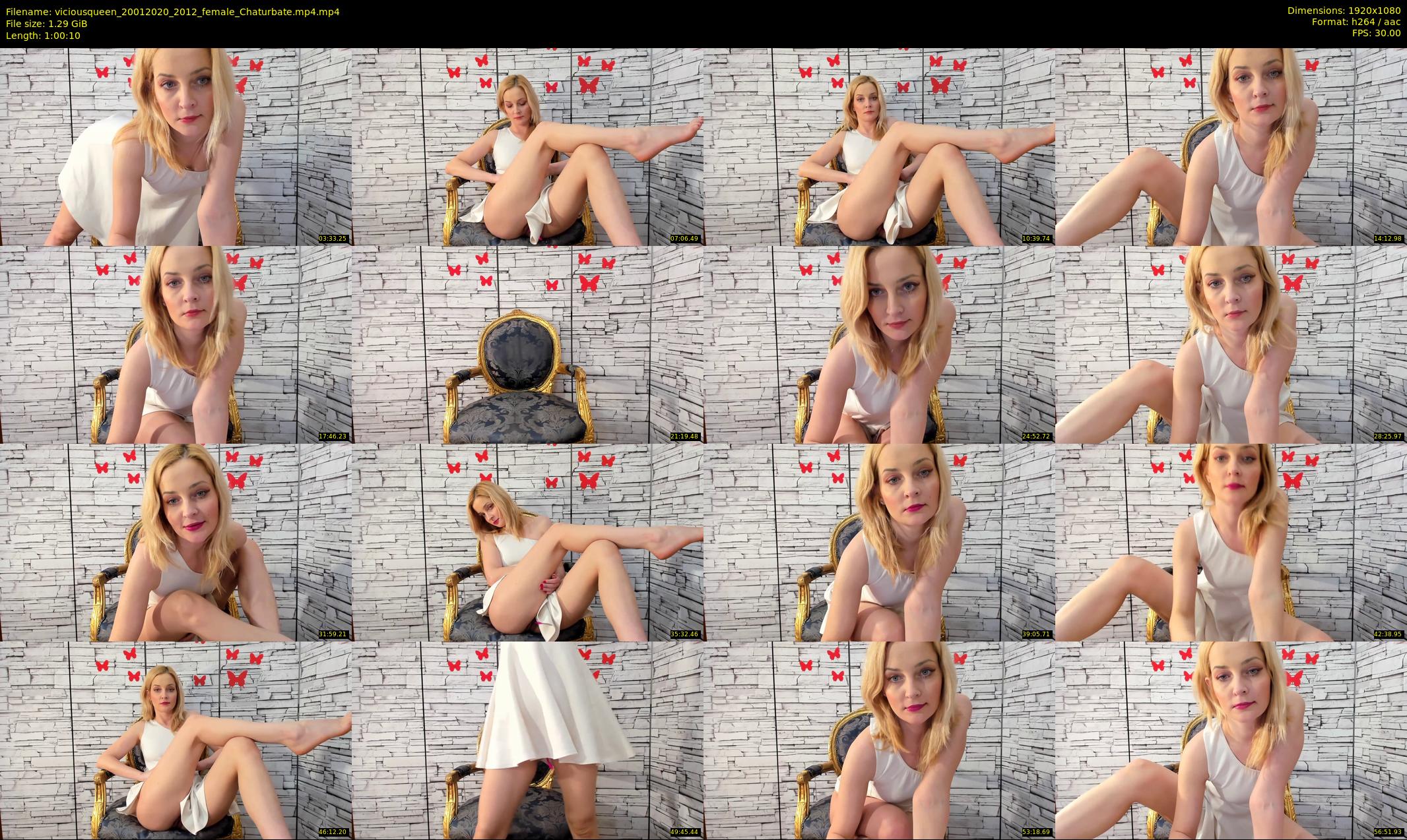 viciousqueen — 61 minute Chaturbate female cam show recording, 1080p, Jan 20, 2020