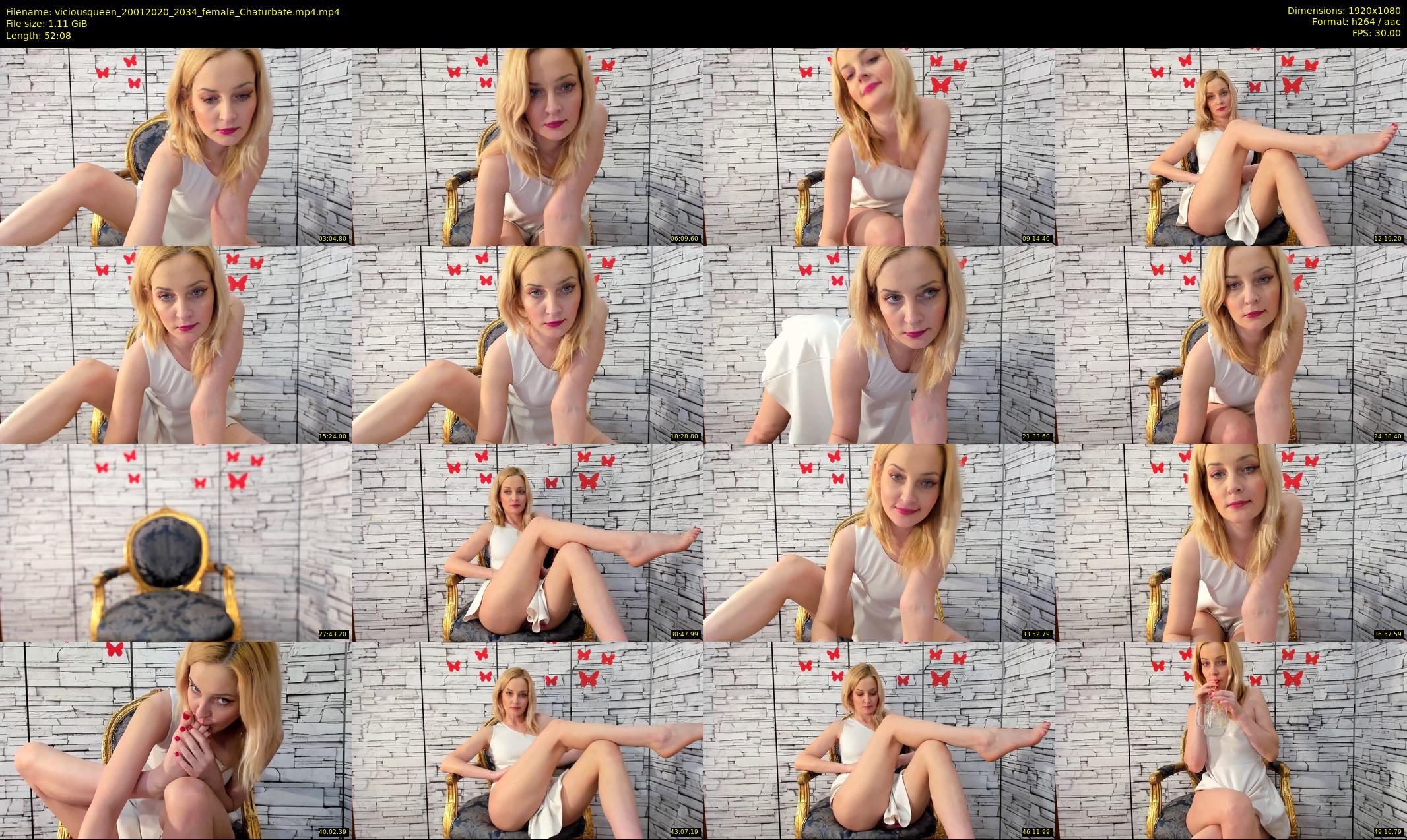 viciousqueen — 53 minute Chaturbate female cam show recording, 1080p, Jan 20, 2020