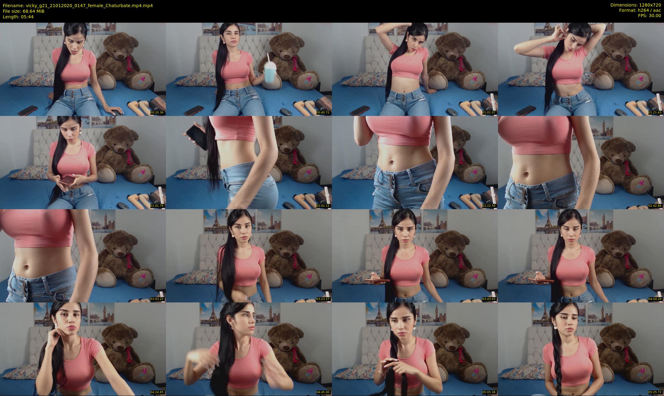 vicky_g21 — 6 minute Chaturbate female cam show recording, 720p, Jan 21, 2020