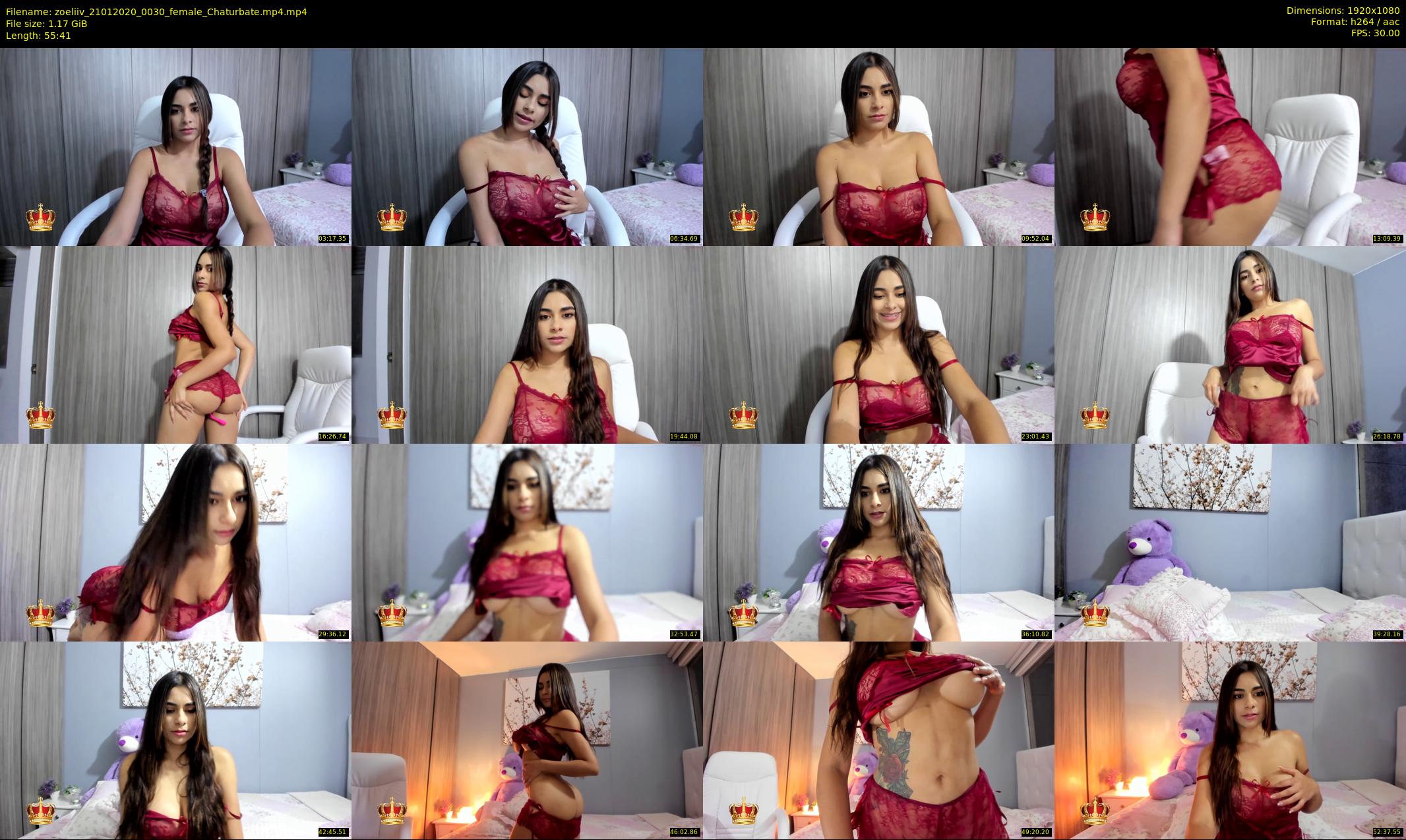 zoeliiv — 56 minute Chaturbate female cam show recording, 1080p, Jan 21, 2020