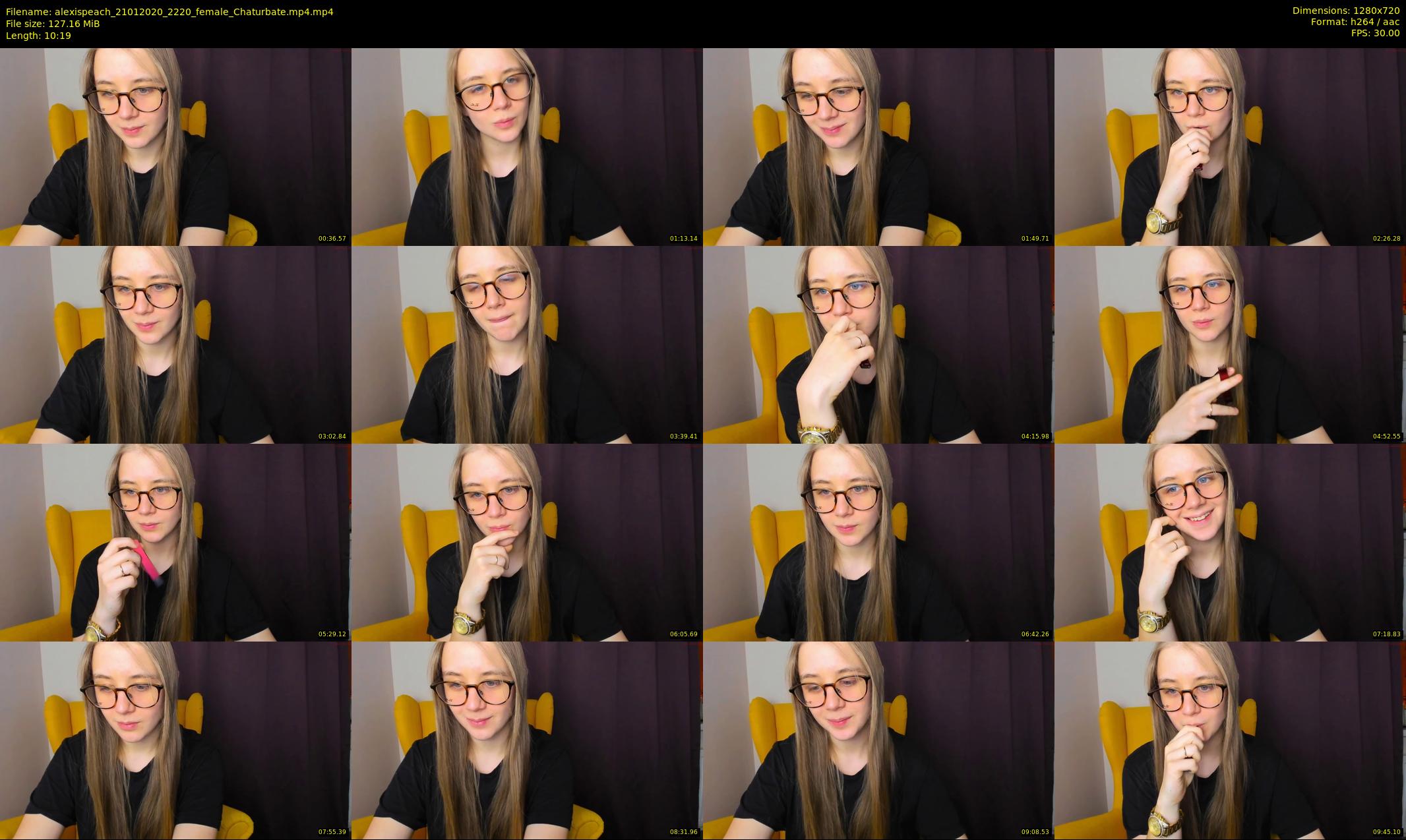 alexispeach — 11 minute Chaturbate female cam show recording, 720p, Jan 21, 2020