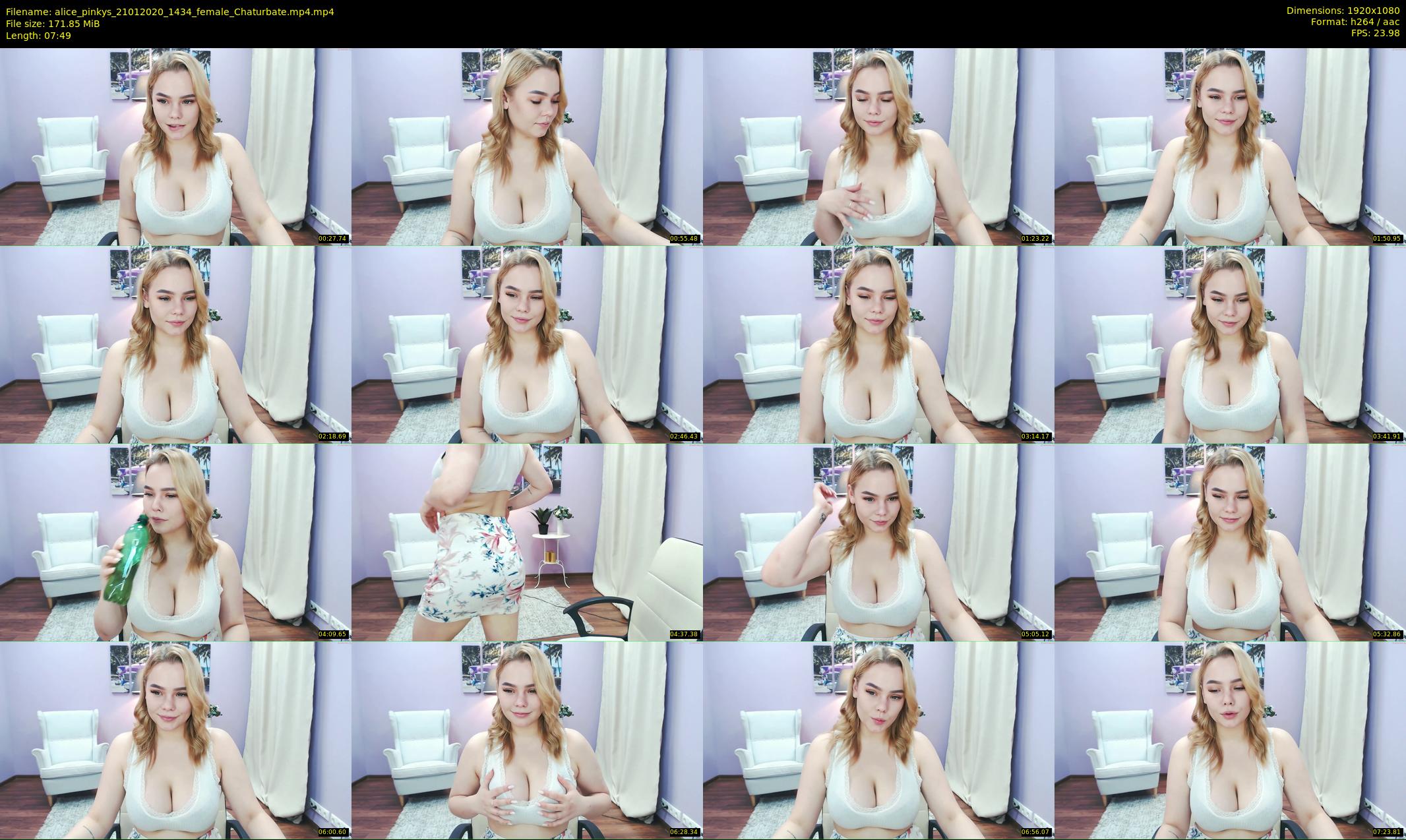 alice_pinkys — 8 minute Chaturbate female cam show recording, 1080p, Jan 21, 2020