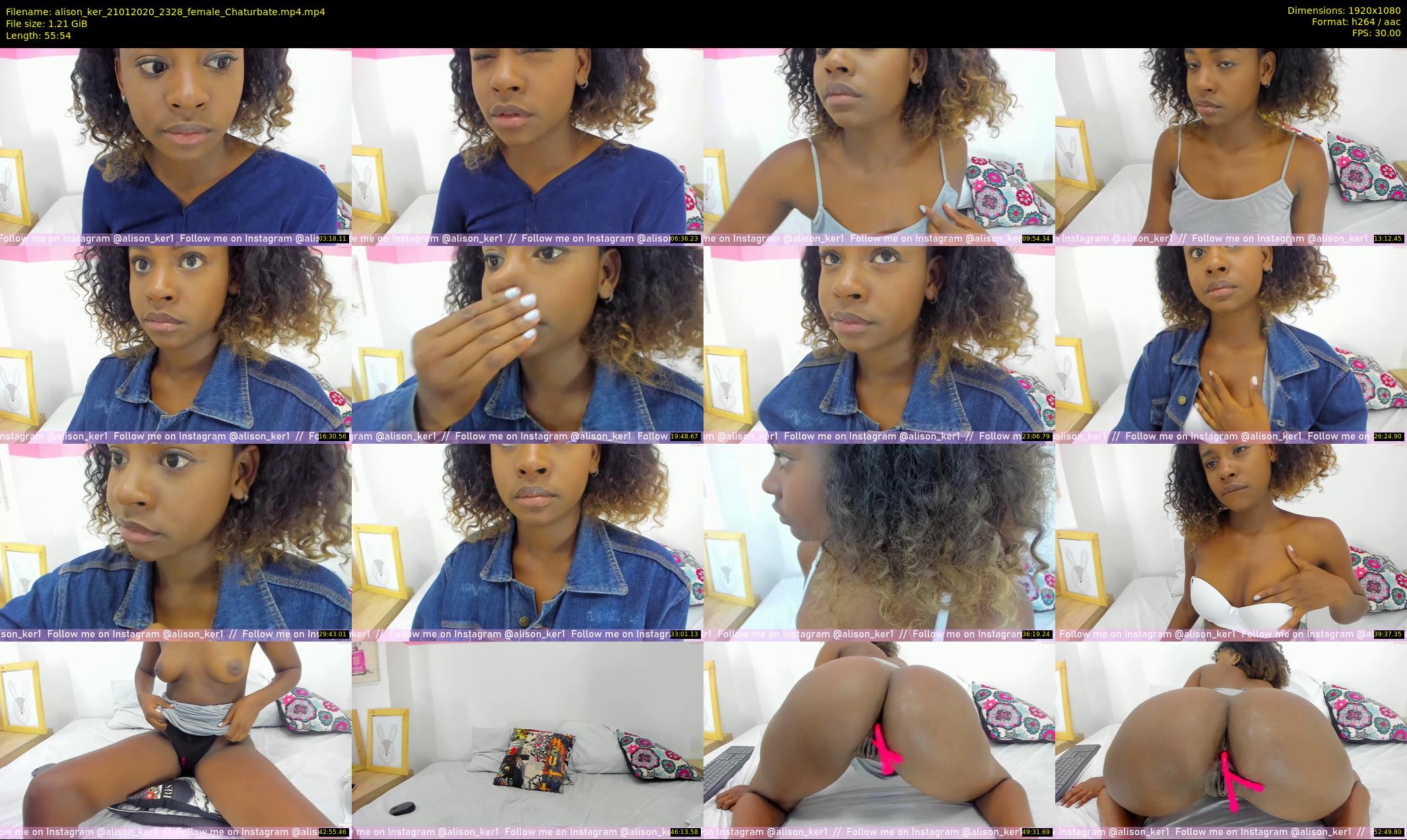 alison_ker — 56 minute Chaturbate female cam show recording, 1080p, Jan 21, 2020