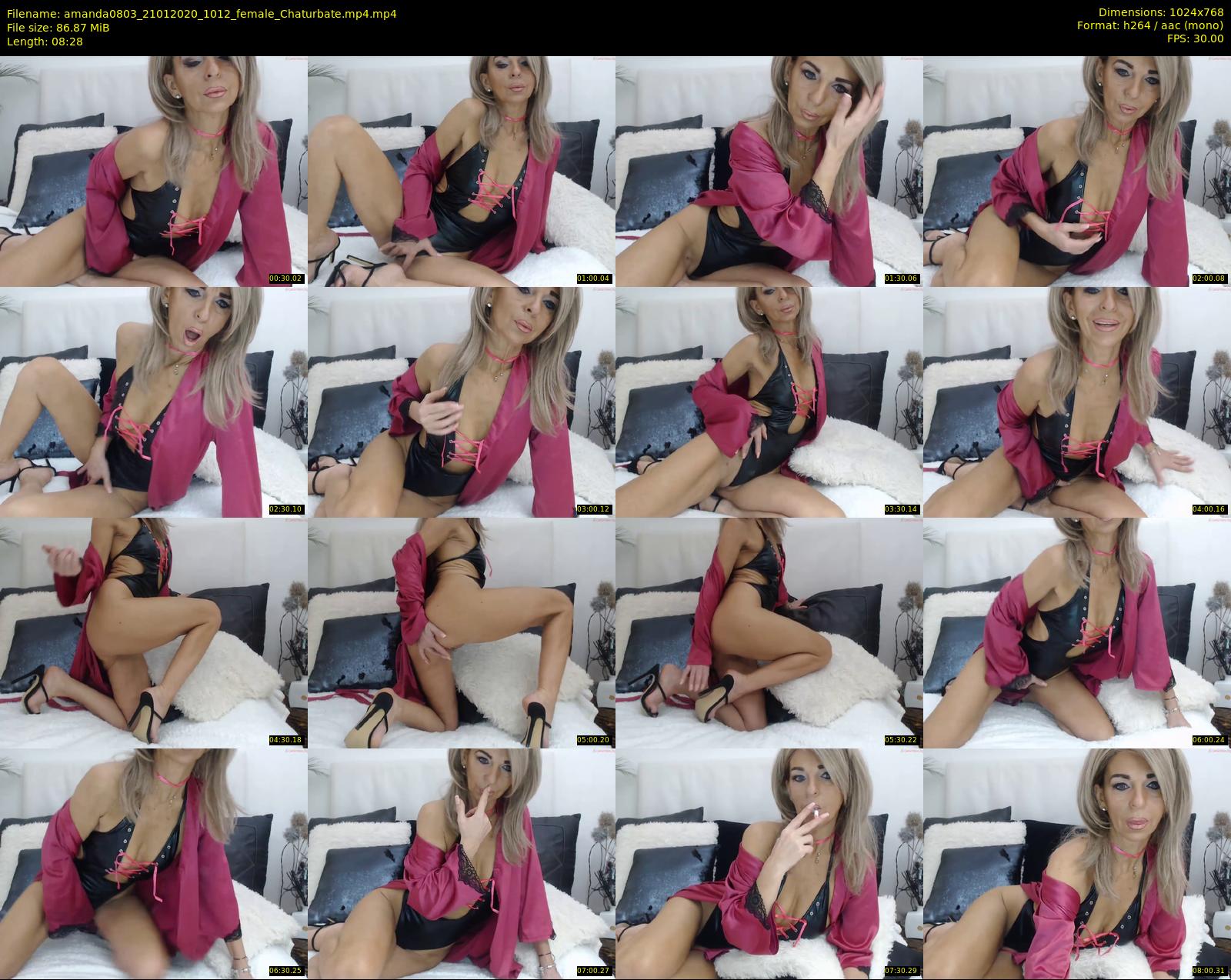 amanda0803 — 9 minute Chaturbate female cam show recording, 720p, Jan 21, 2020