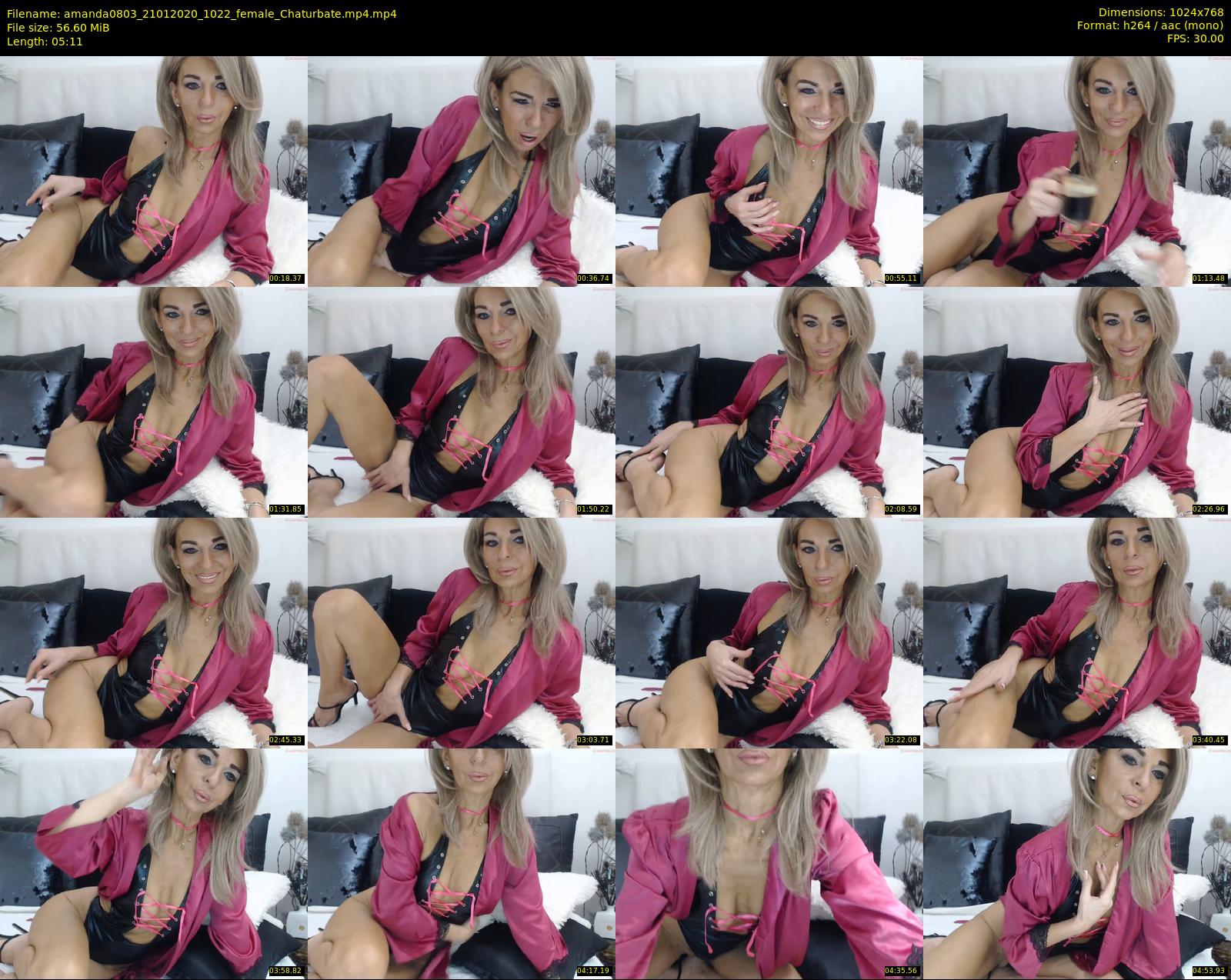 amanda0803 — 6 minute Chaturbate female cam show recording, 720p, Jan 21, 2020