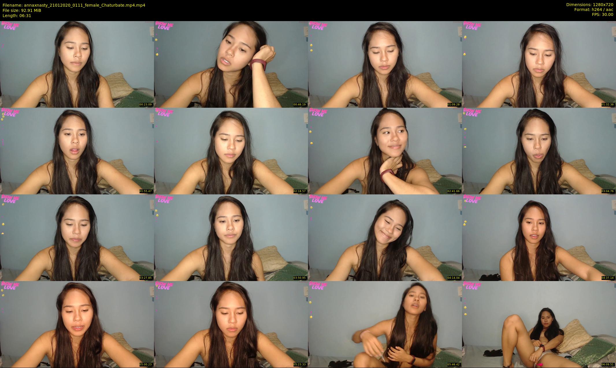 annaxnasty — 7 minute Chaturbate female cam show recording, 720p, Jan 21, 2020