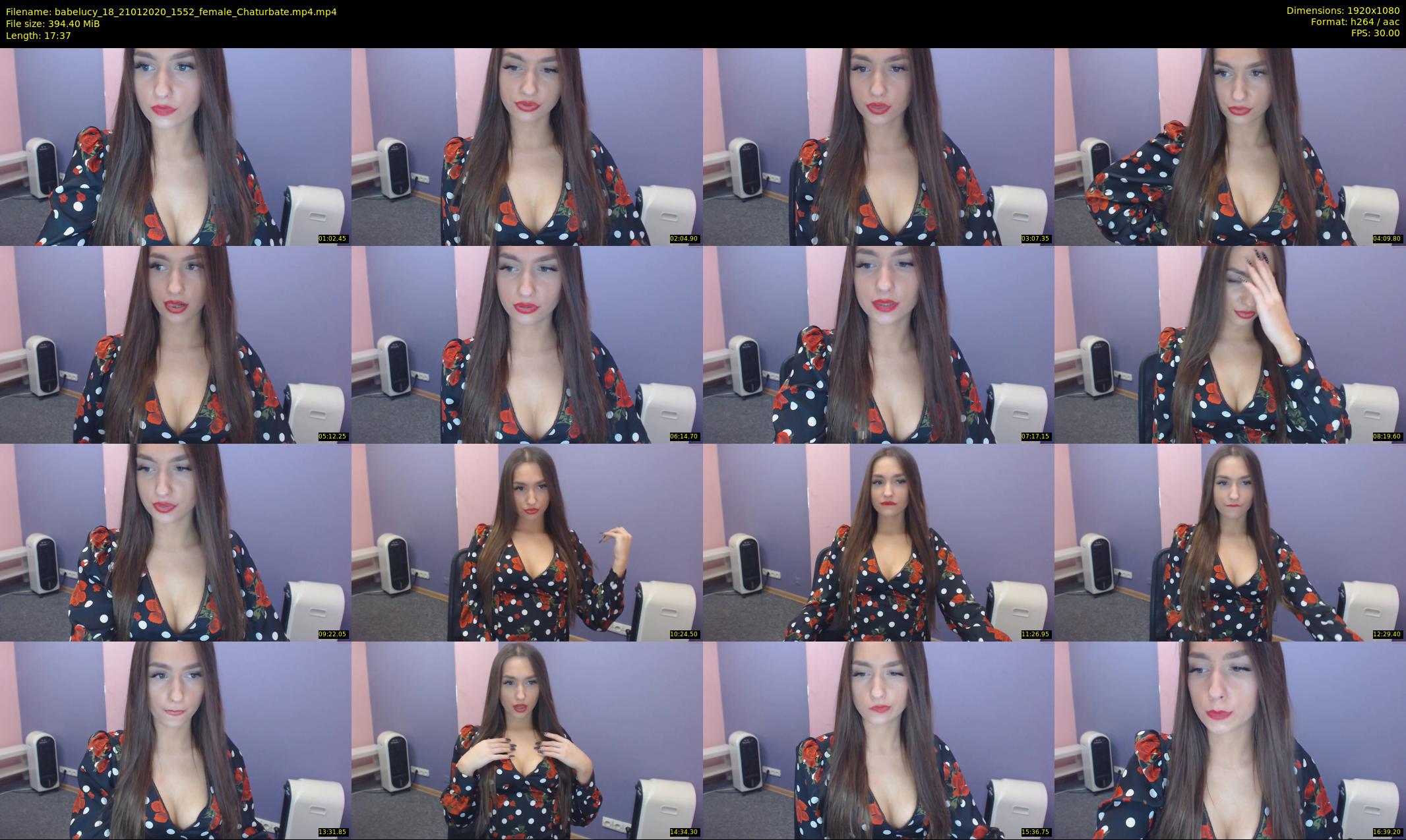 babelucy_18 — 18 minute Chaturbate female cam show recording, 1080p, Jan 21, 2020