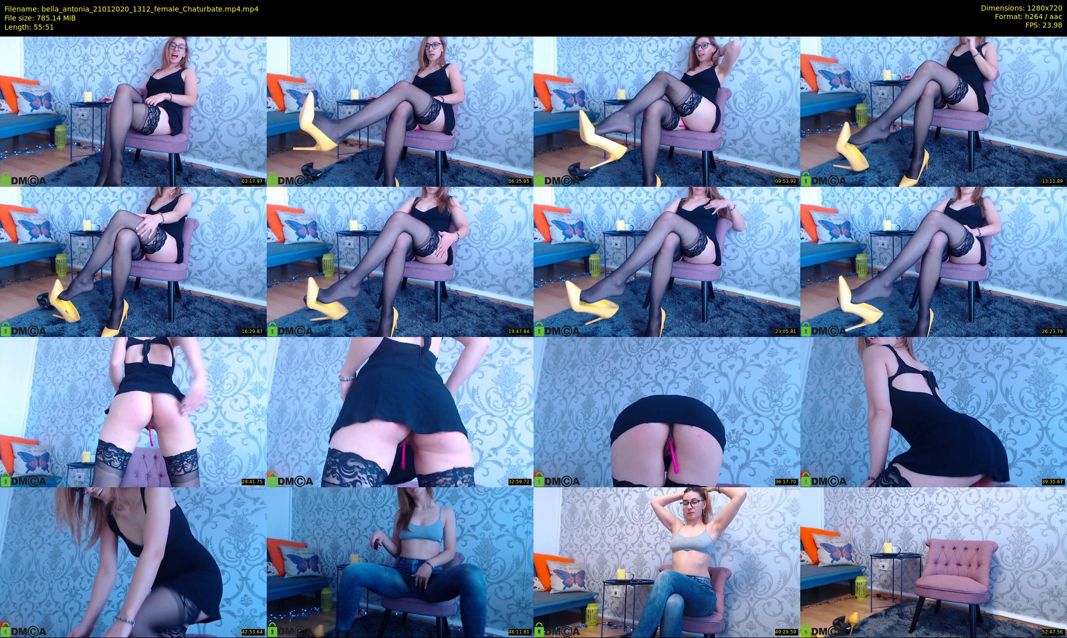 bella_antonia — 56 minute Chaturbate female cam show recording, 720p, Jan 21, 2020