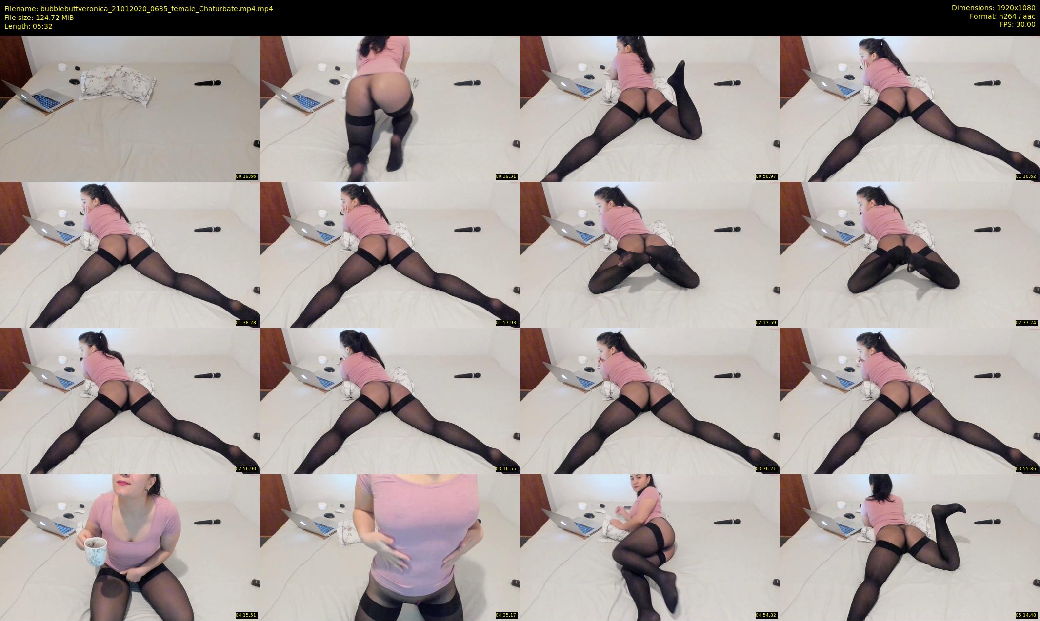 bubblebuttveronica — 6 minute Chaturbate female cam show recording, 1080p, Jan 21, 2020