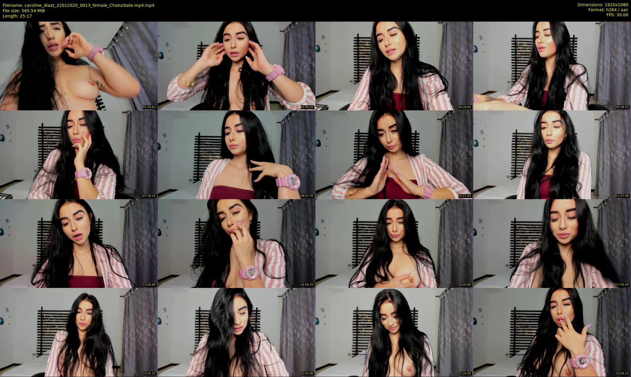 caroline_diazz — 26 minute Chaturbate female cam show recording, 1080p, Jan 22, 2020