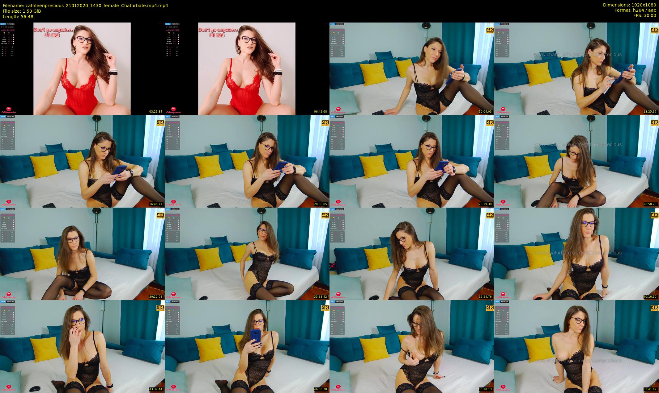 cathleenprecious — 57 minute Chaturbate female cam show recording, 1080p, Jan 21, 2020