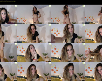 cique_black — 45 minute Chaturbate female cam show recording, 720p, Jan 21, 2020