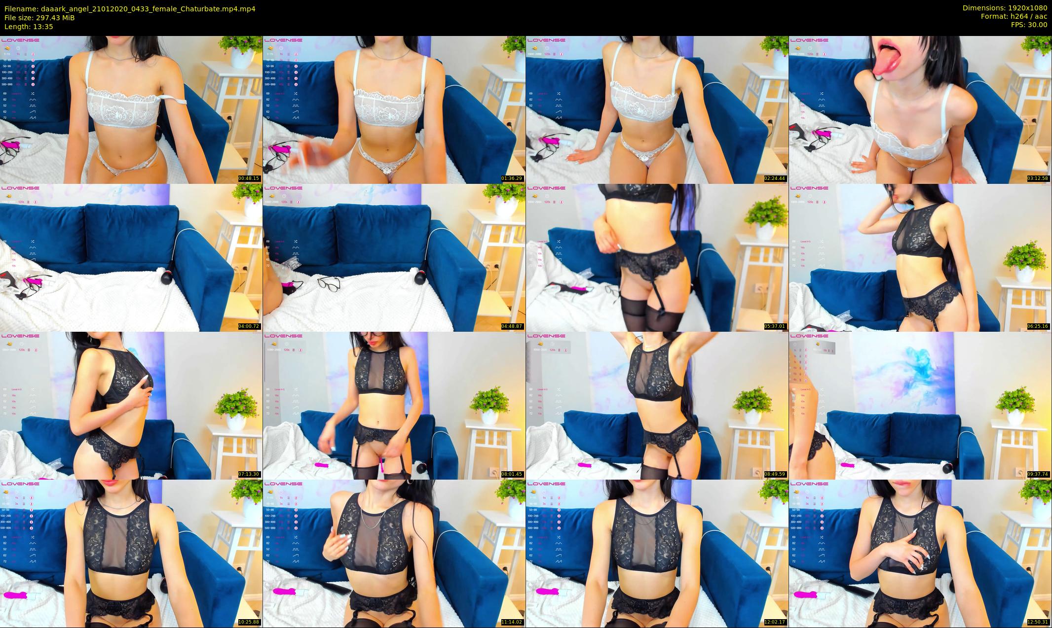 daaark_angel — 14 minute Chaturbate female cam show recording, 1080p, Jan 21, 2020