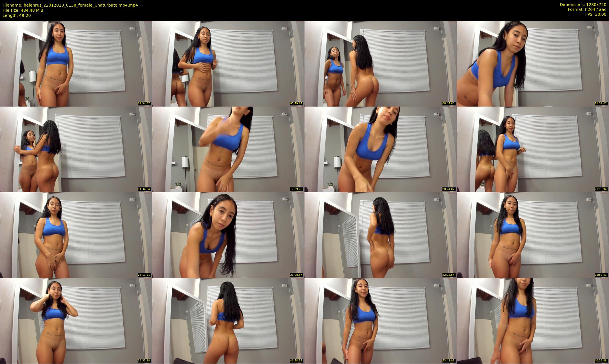helenrus — 50 minute Chaturbate female cam show recording, 720p, Jan 22, 2020