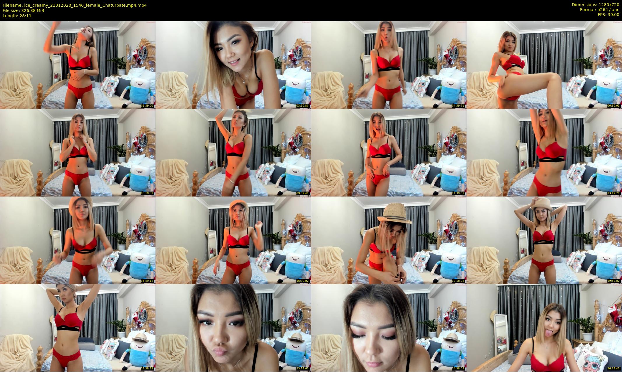 ice_creamy — 29 minute Chaturbate female cam show recording, 720p, Jan 21, 2020