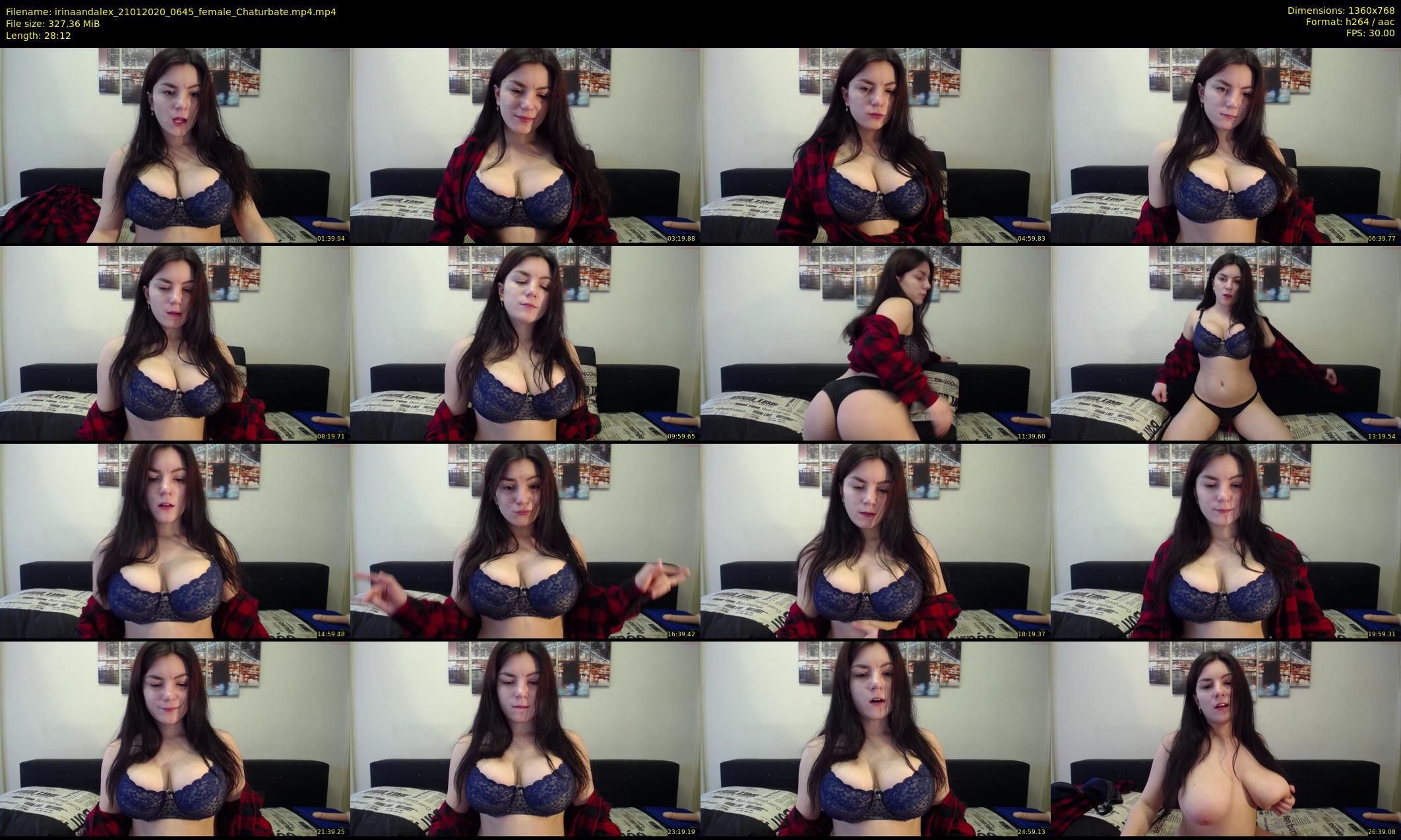 irinaandalex — 29 minute Chaturbate couple cam show recording, 720p, Jan 21, 2020