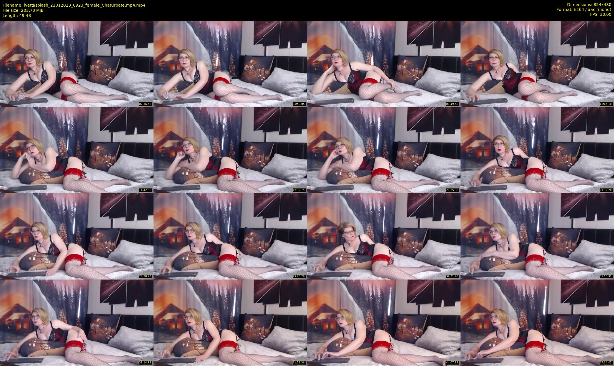 ivettasplash — 50 minute Chaturbate female cam show recording, 480p, Jan 21, 2020