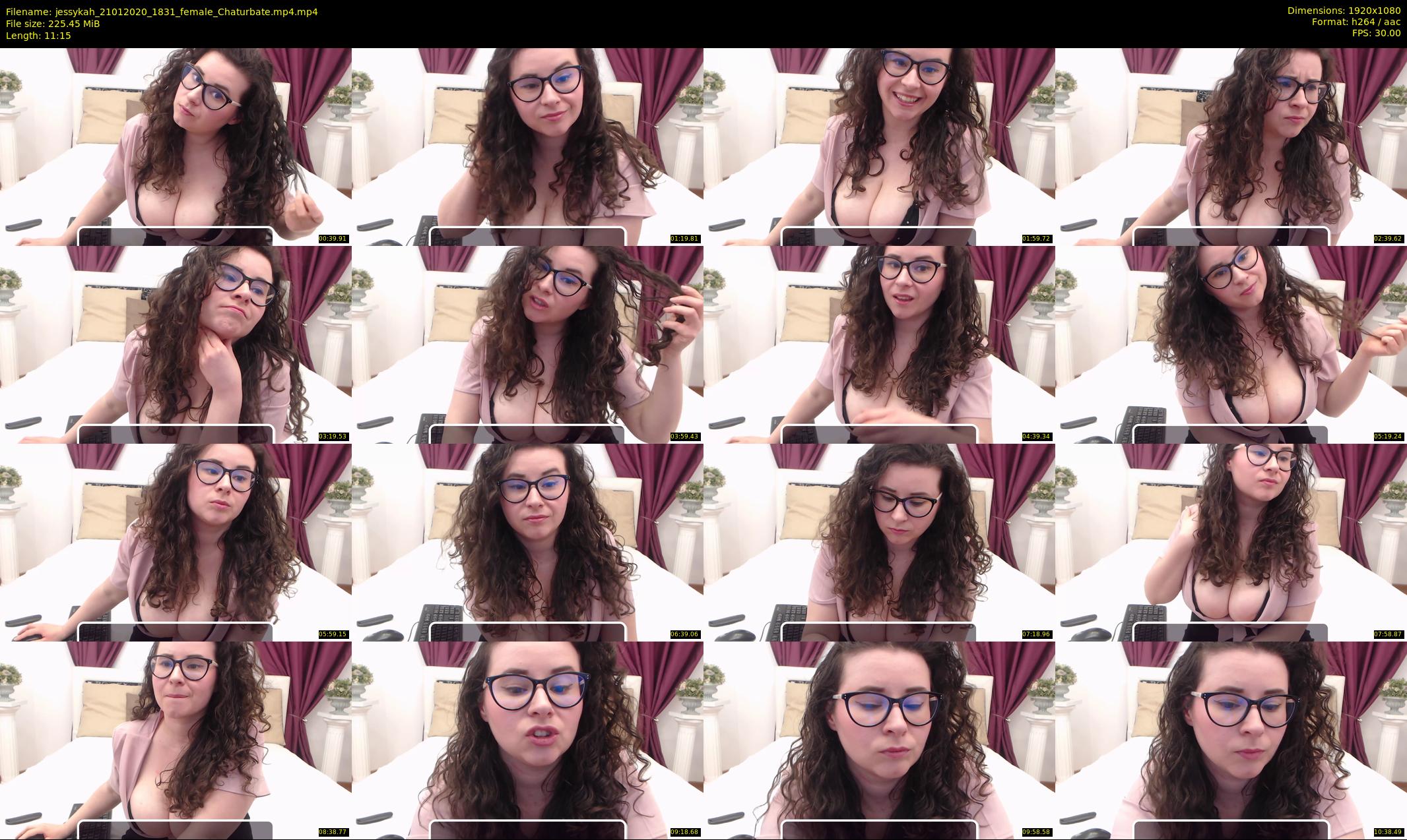 jessykah — 12 minute Chaturbate female cam show recording, 1080p, Jan 21, 2020