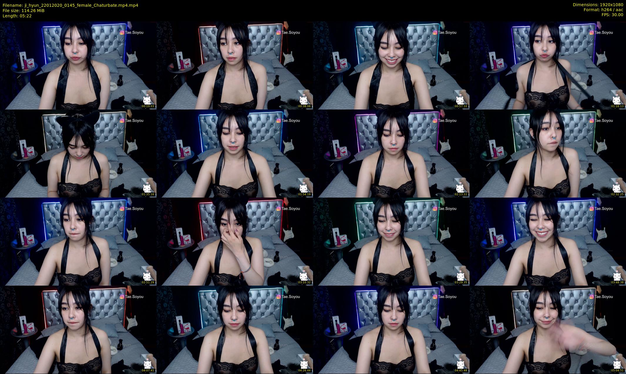 ji_hyun — 6 minute Chaturbate female cam show recording, 1080p, Jan 22, 2020