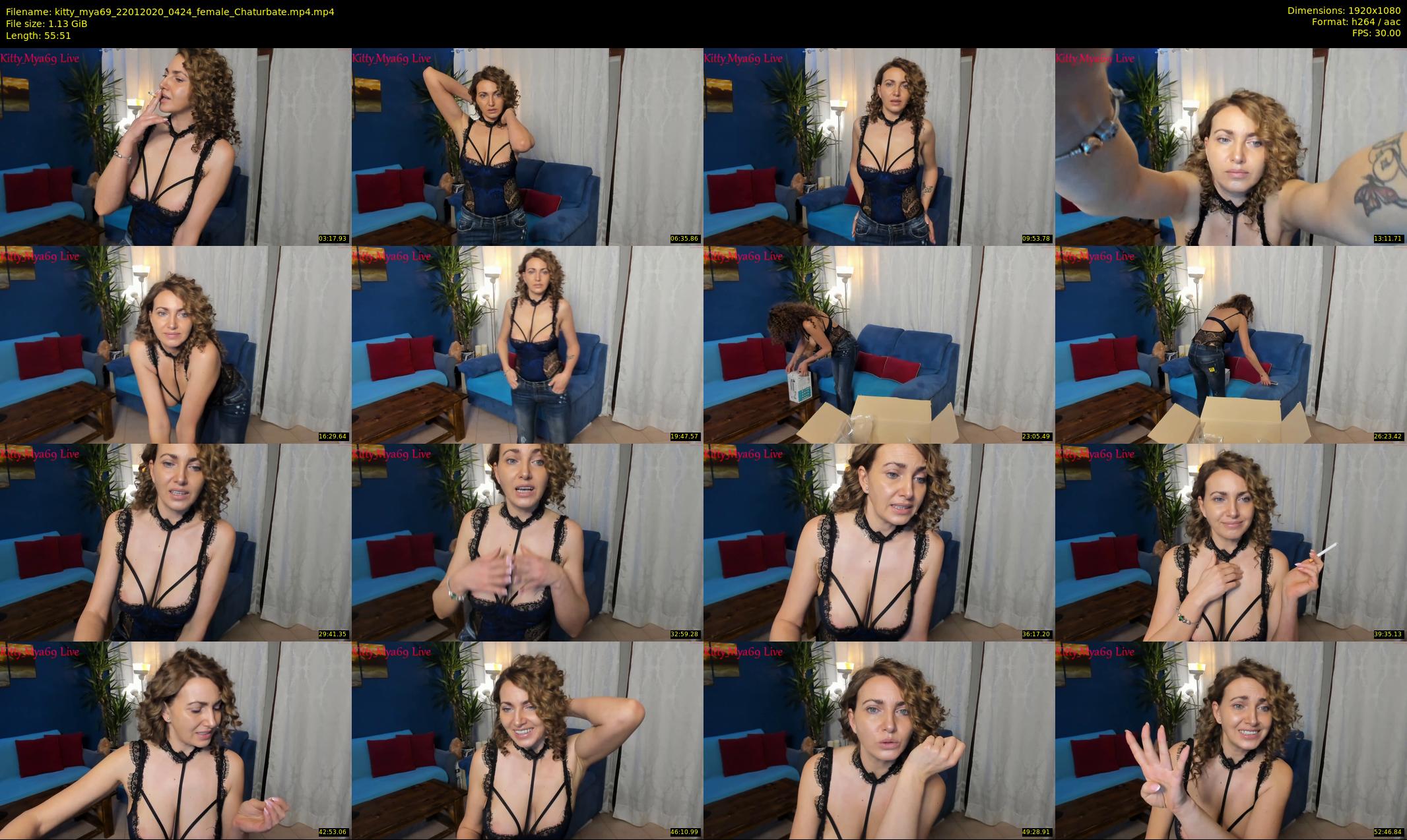 kitty_mya69 — 56 minute Chaturbate female cam show recording, 1080p, Jan 22, 2020