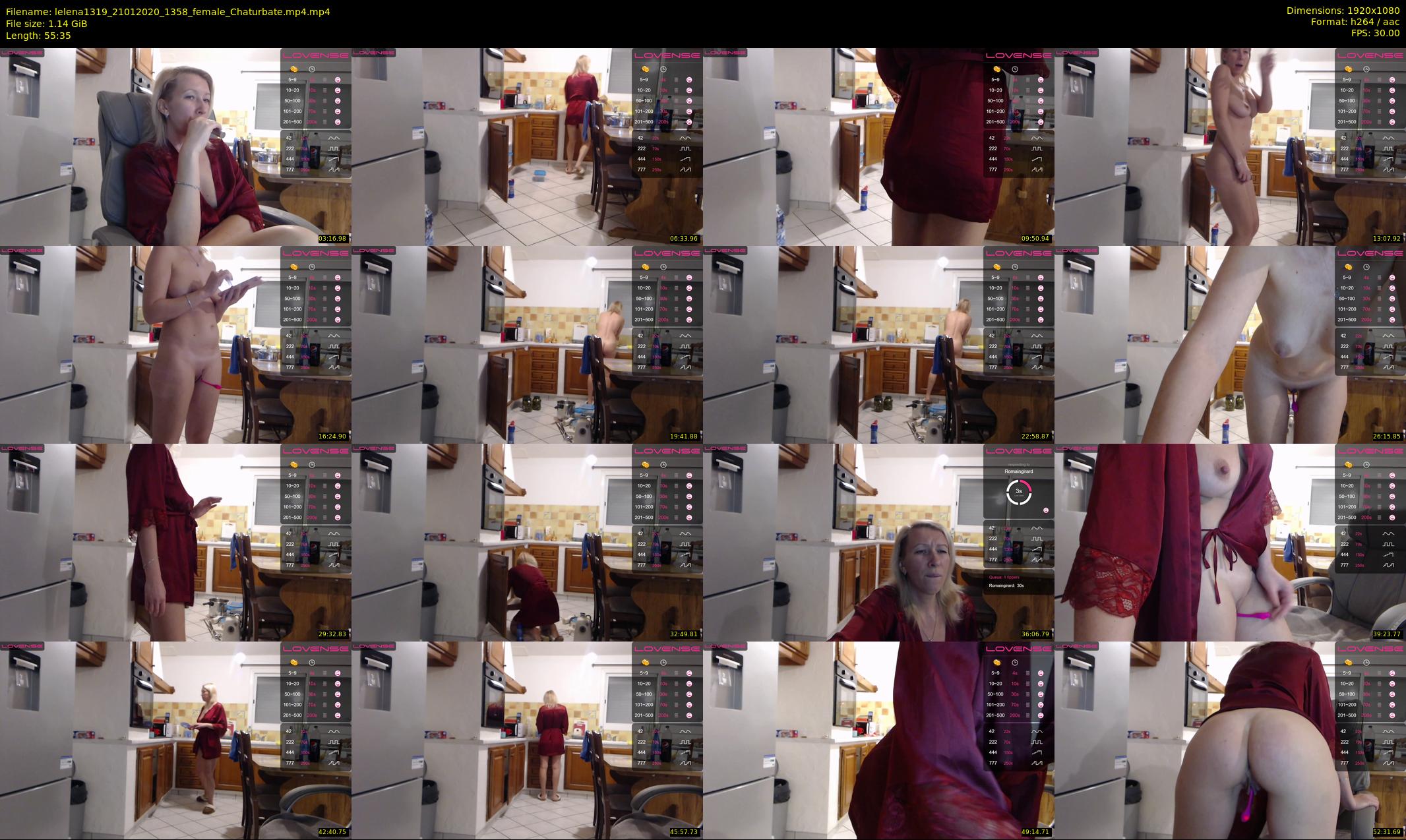 lelena1319 — 56 minute Chaturbate female cam show recording, 1080p, Jan 21, 2020