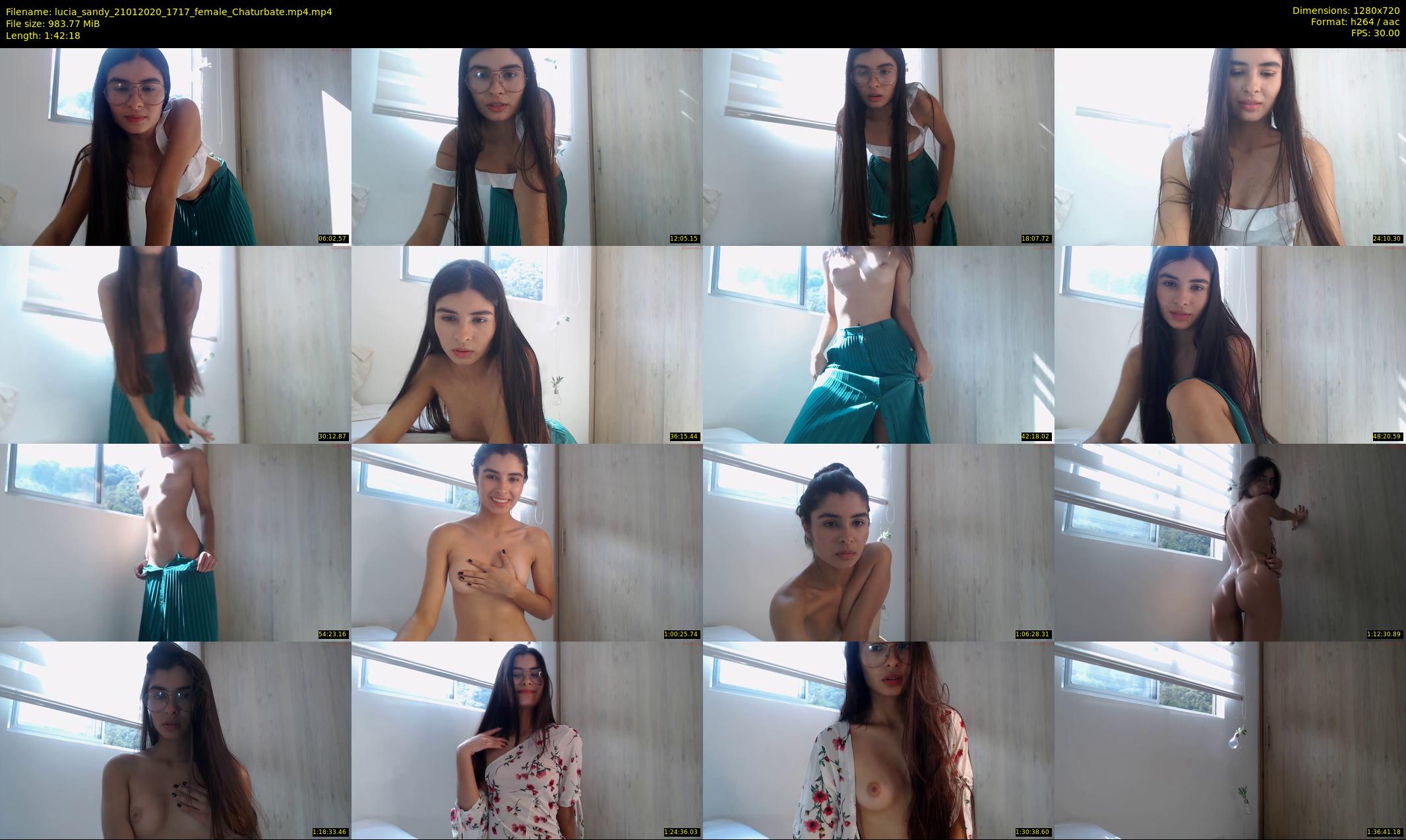 lucia_sandy — 103 minute Chaturbate female cam show recording, 720p, Jan 21, 2020