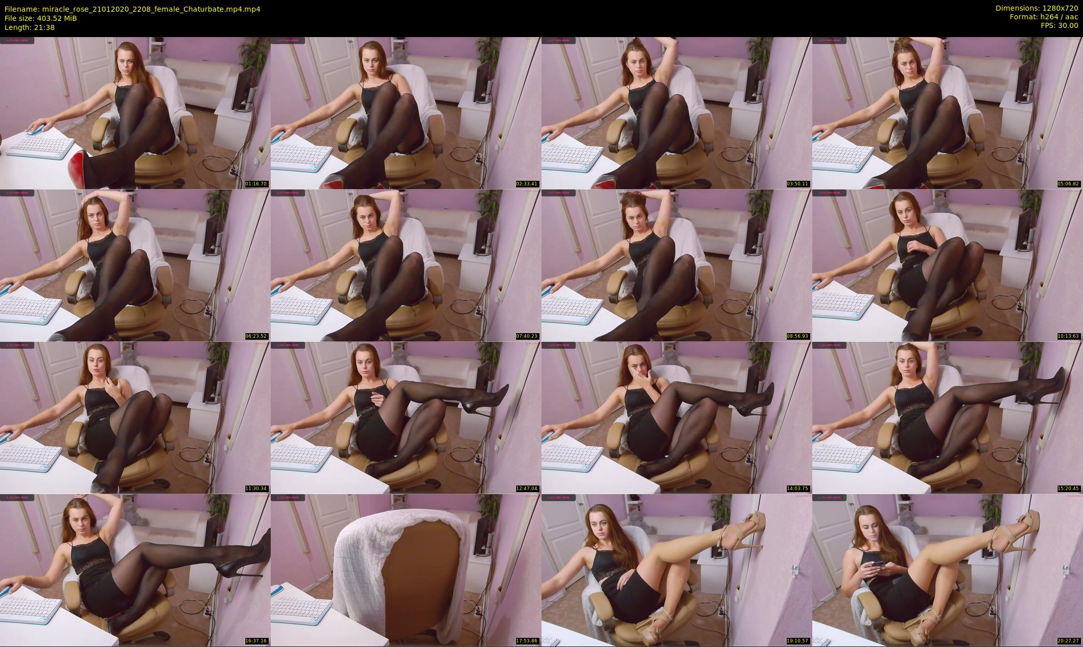 miracle_rose — 22 minute Chaturbate female cam show recording, 720p, Jan 21, 2020