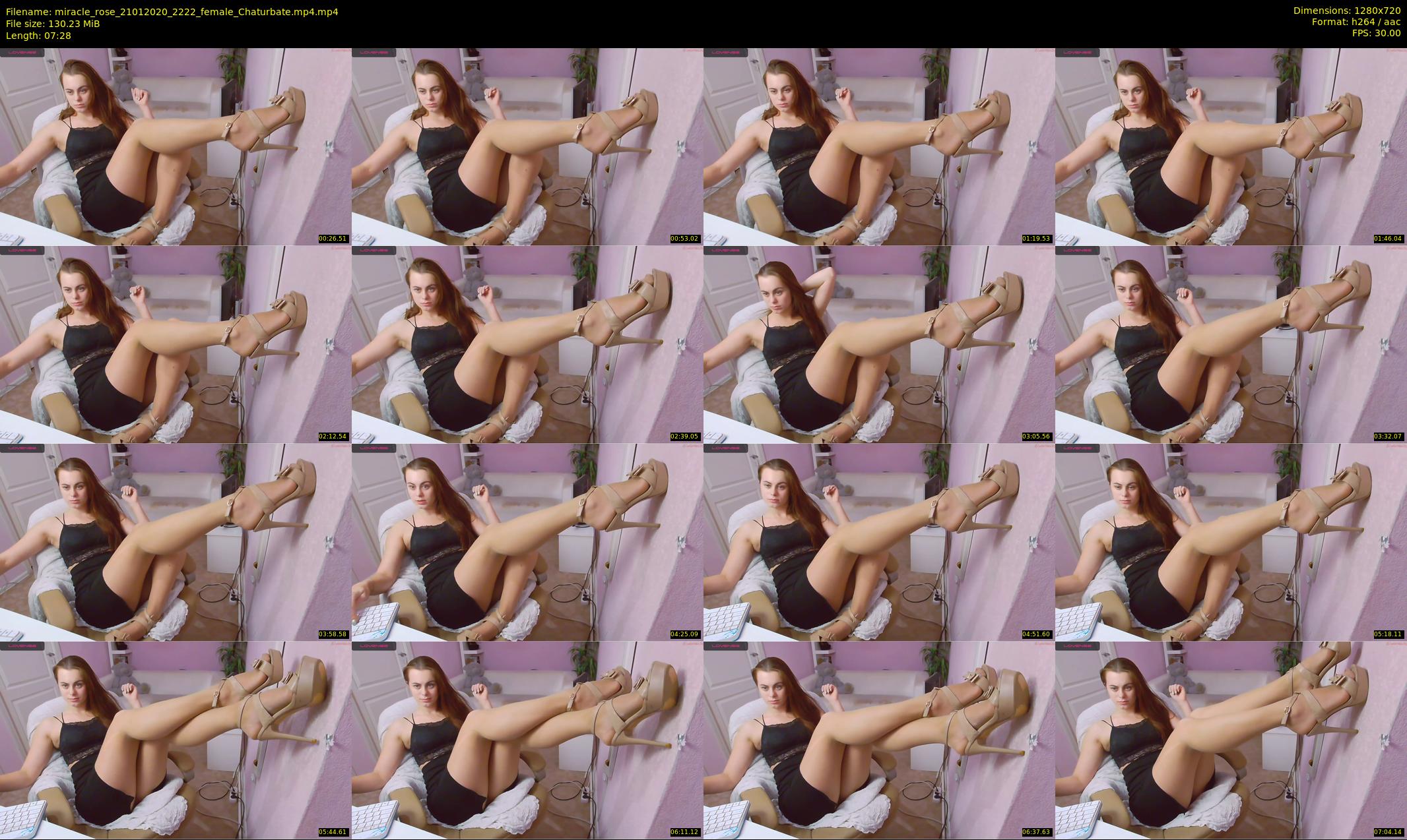 miracle_rose — 8 minute Chaturbate female cam show recording, 720p, Jan 21, 2020