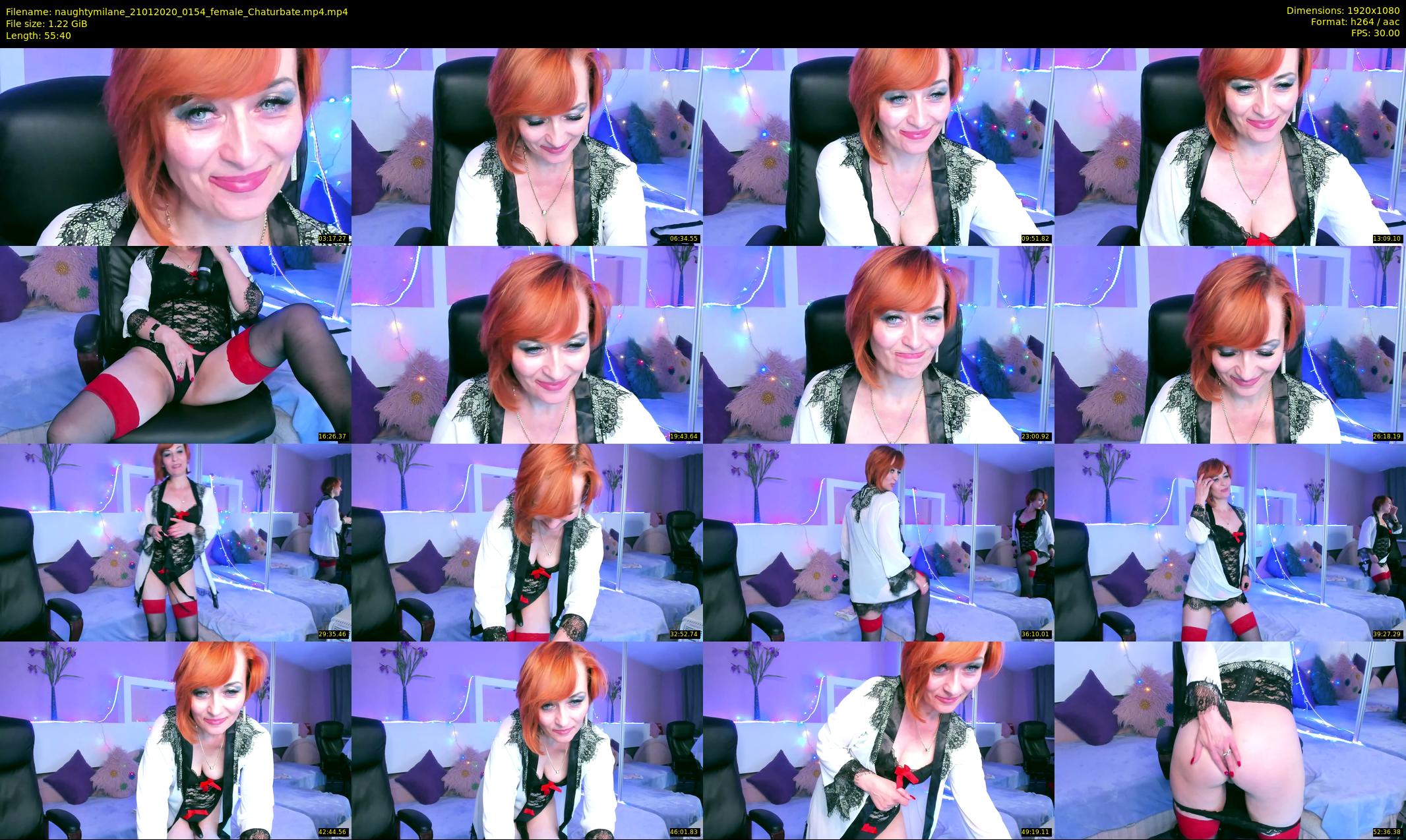 naughtymilane — 56 minute Chaturbate female cam show recording, 1080p, Jan 21, 2020
