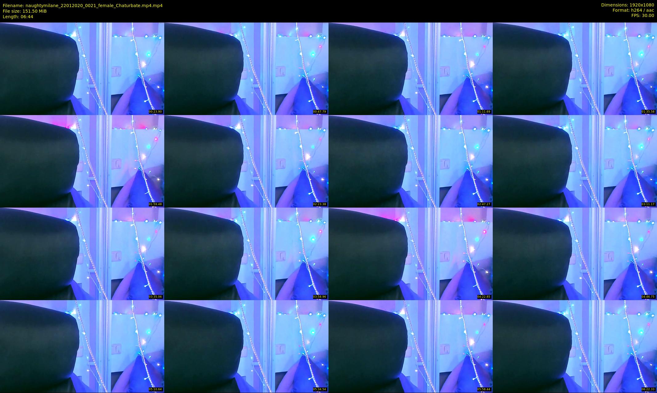 naughtymilane — 7 minute Chaturbate female cam show recording, 1080p, Jan 22, 2020
