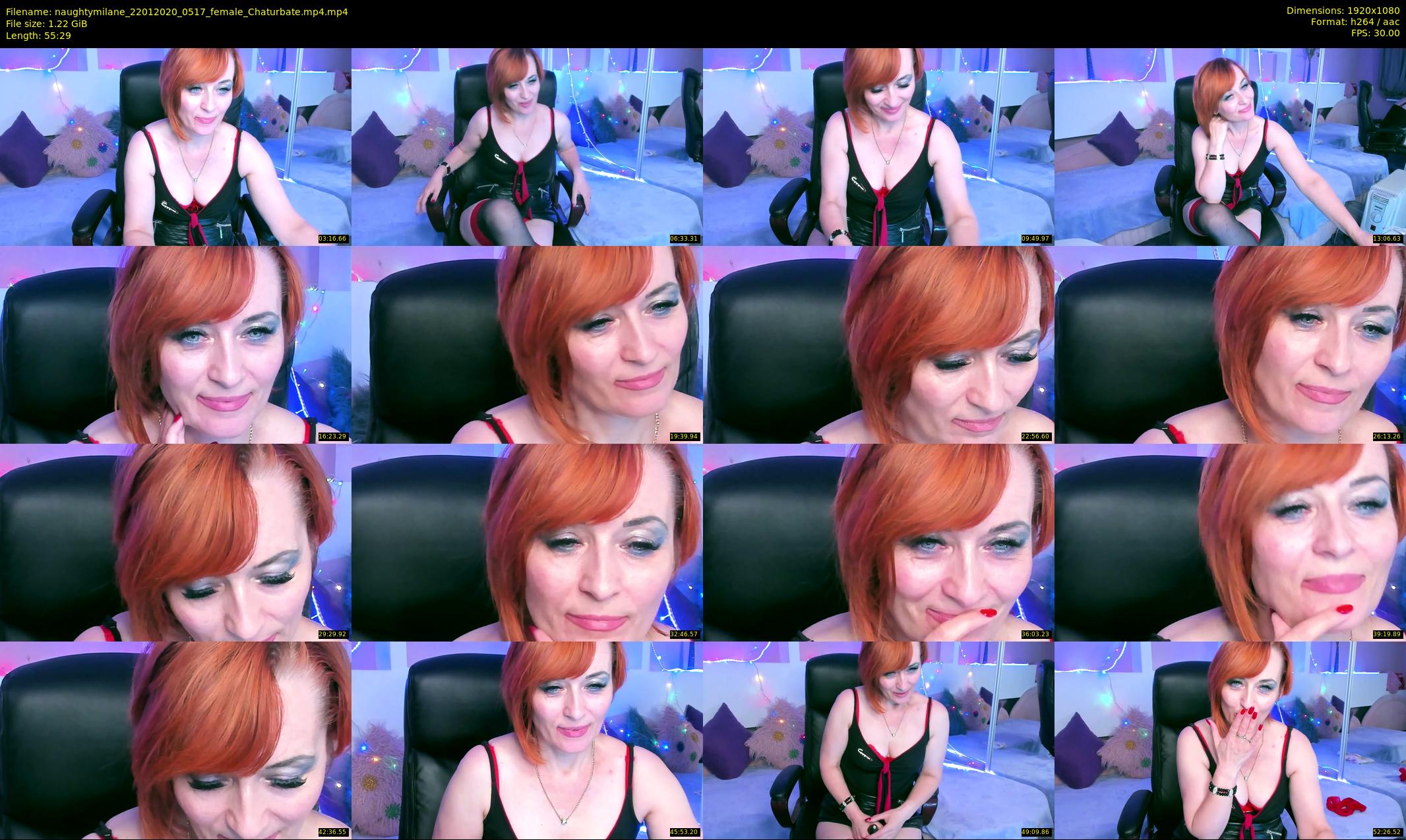 naughtymilane — 56 minute Chaturbate female cam show recording, 1080p, Jan 22, 2020
