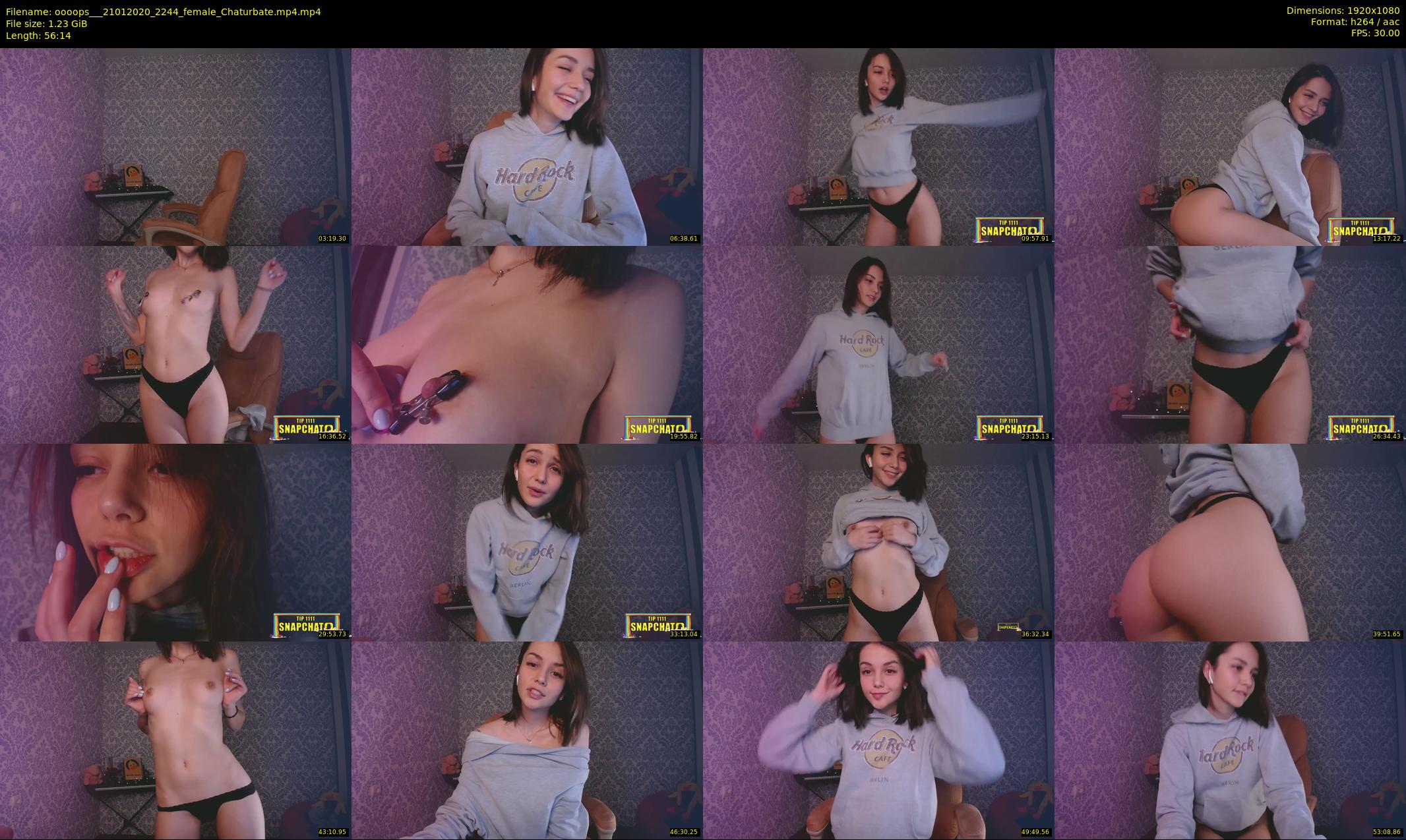 oooops__ — 57 minute Chaturbate female cam show recording, 1080p, Jan 21, 2020